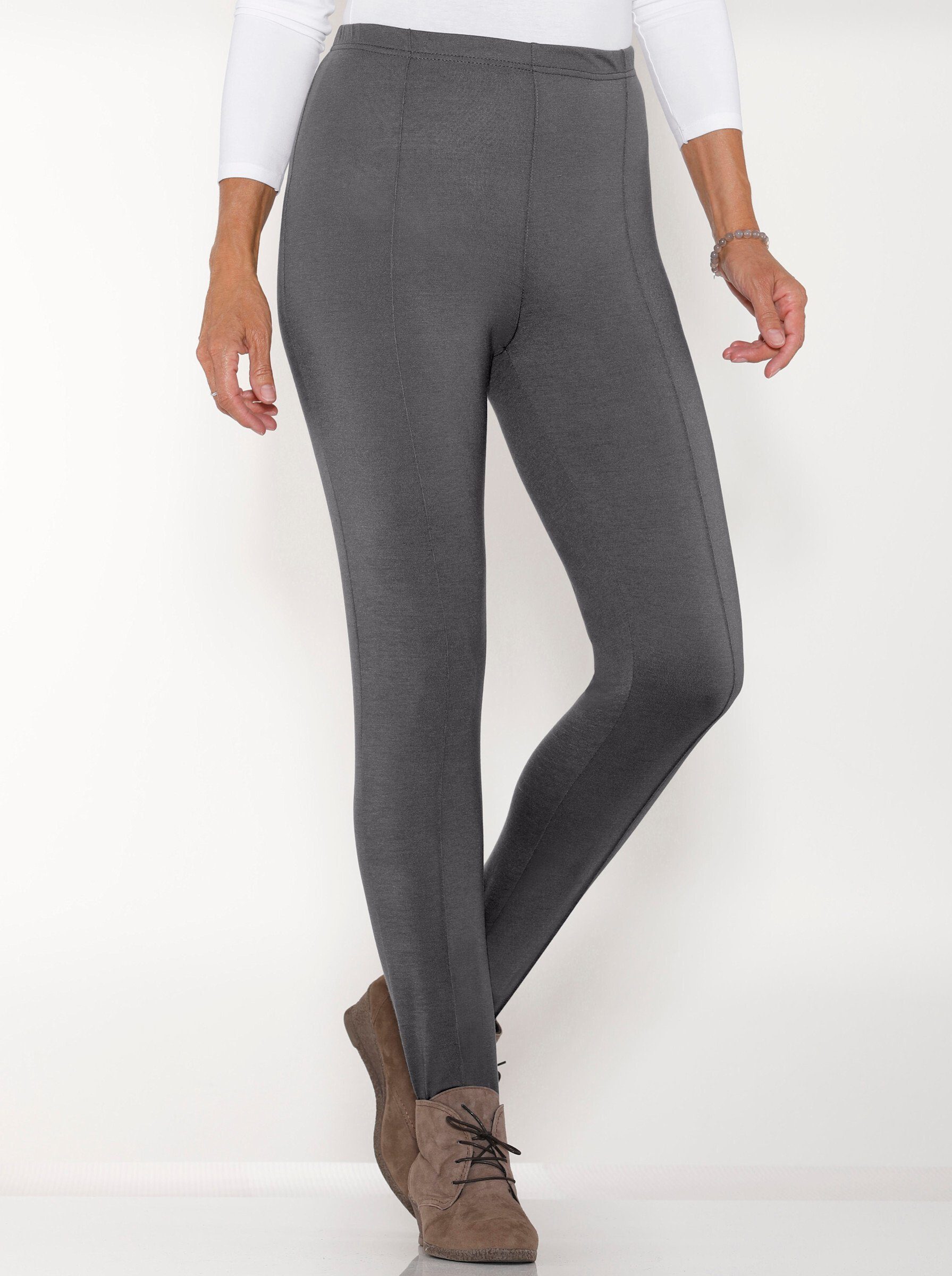 Sieh an! Jerseyhose Bügelfaltenhose Innenbeinlänge ca. günstig online kaufen