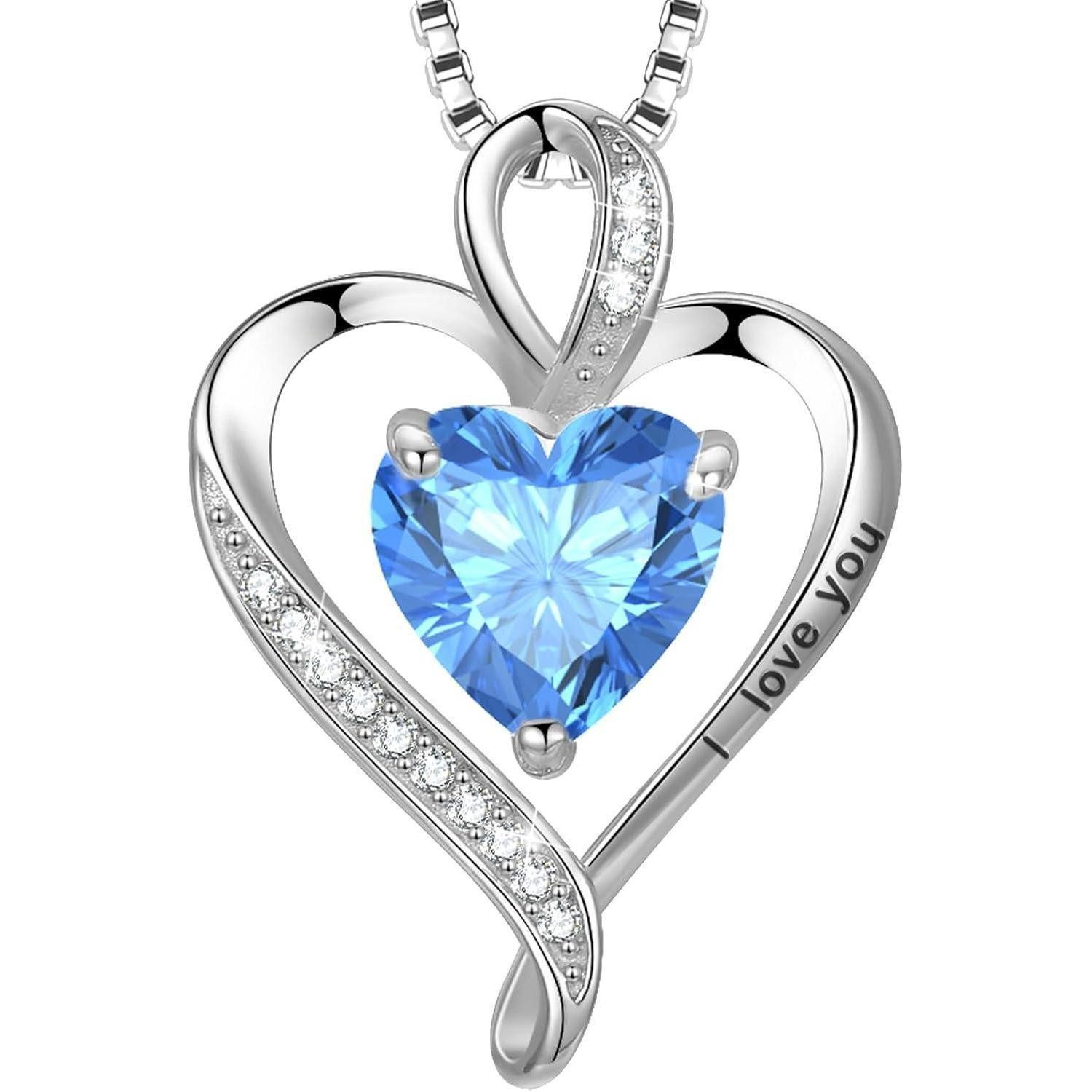 LuxusKollektion Kette und Anhänger Set Herz Kette Damen Silber 925 Halskette Personalisierter Schmuck