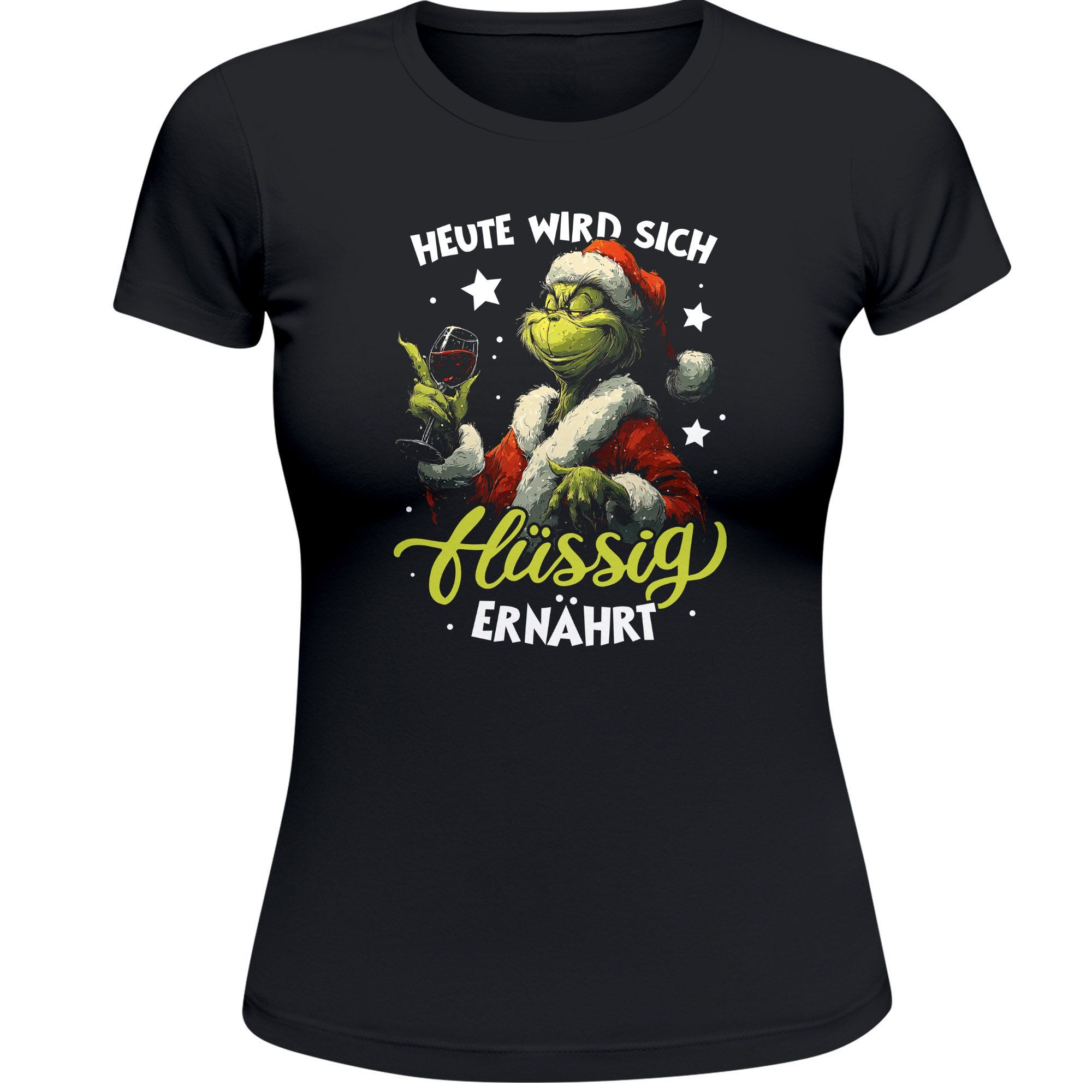 MoonWorks Print-Shirt Weihnachtsshirt Damen Motiv - Anti XMAS Spruch - Chri günstig online kaufen