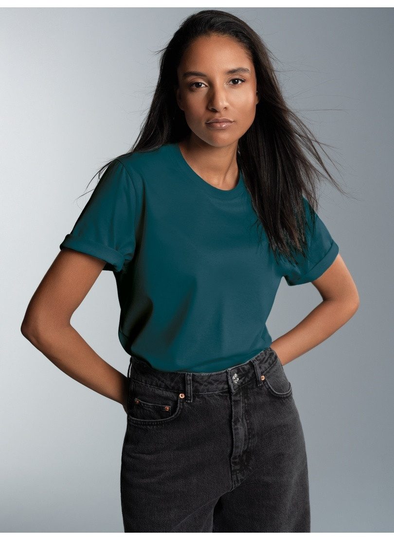 Trigema T-Shirt TRIGEMA T-Shirt DELUXE Baumwolle günstig online kaufen