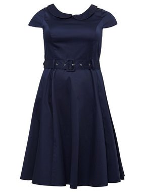 sheego by Joe Browns Cocktailkleid Große Größen mit Bubikragen und Stoffgürtel