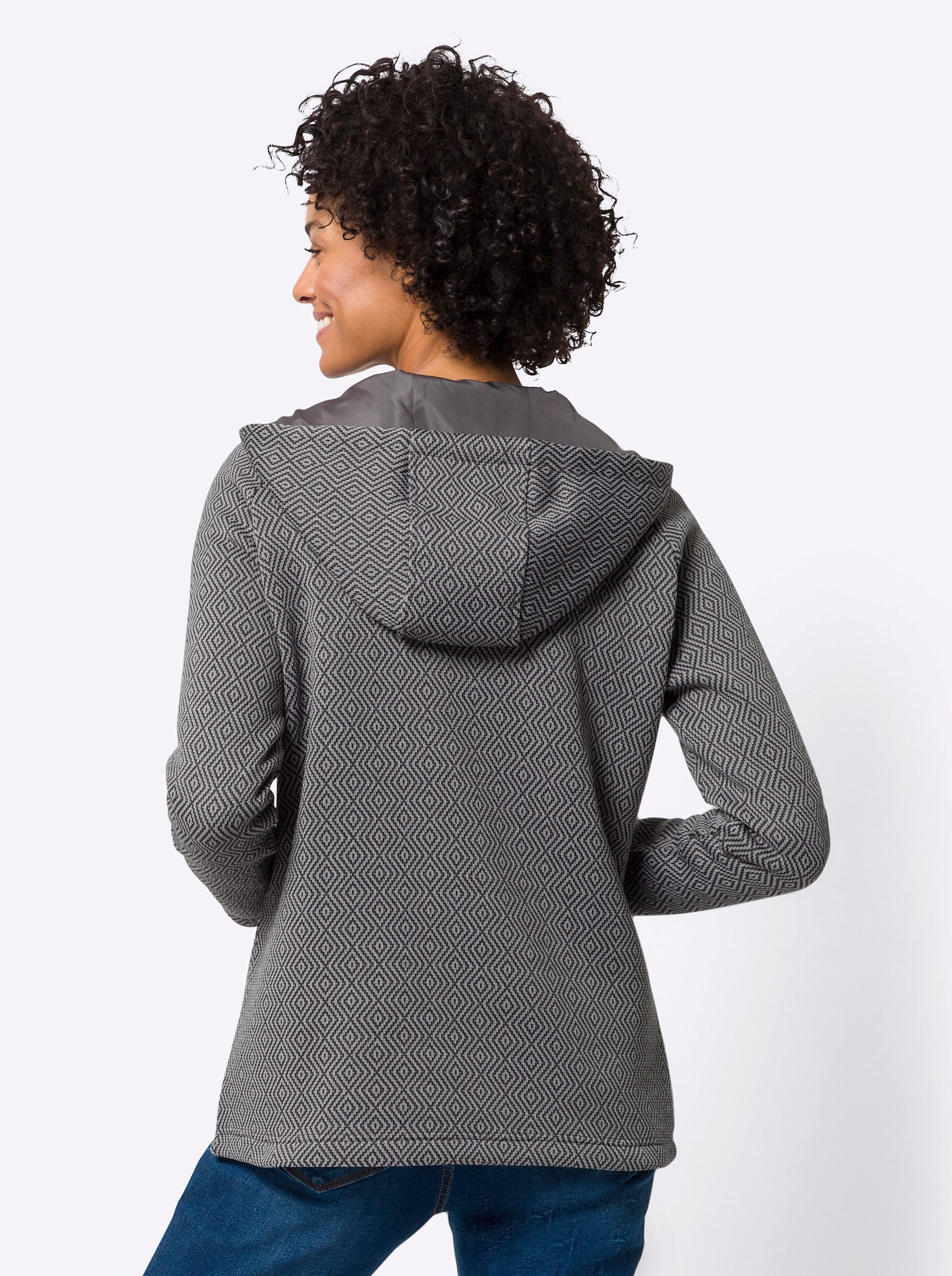 Sieh an! Allwetterjacke Strickfleecejacke günstig online kaufen