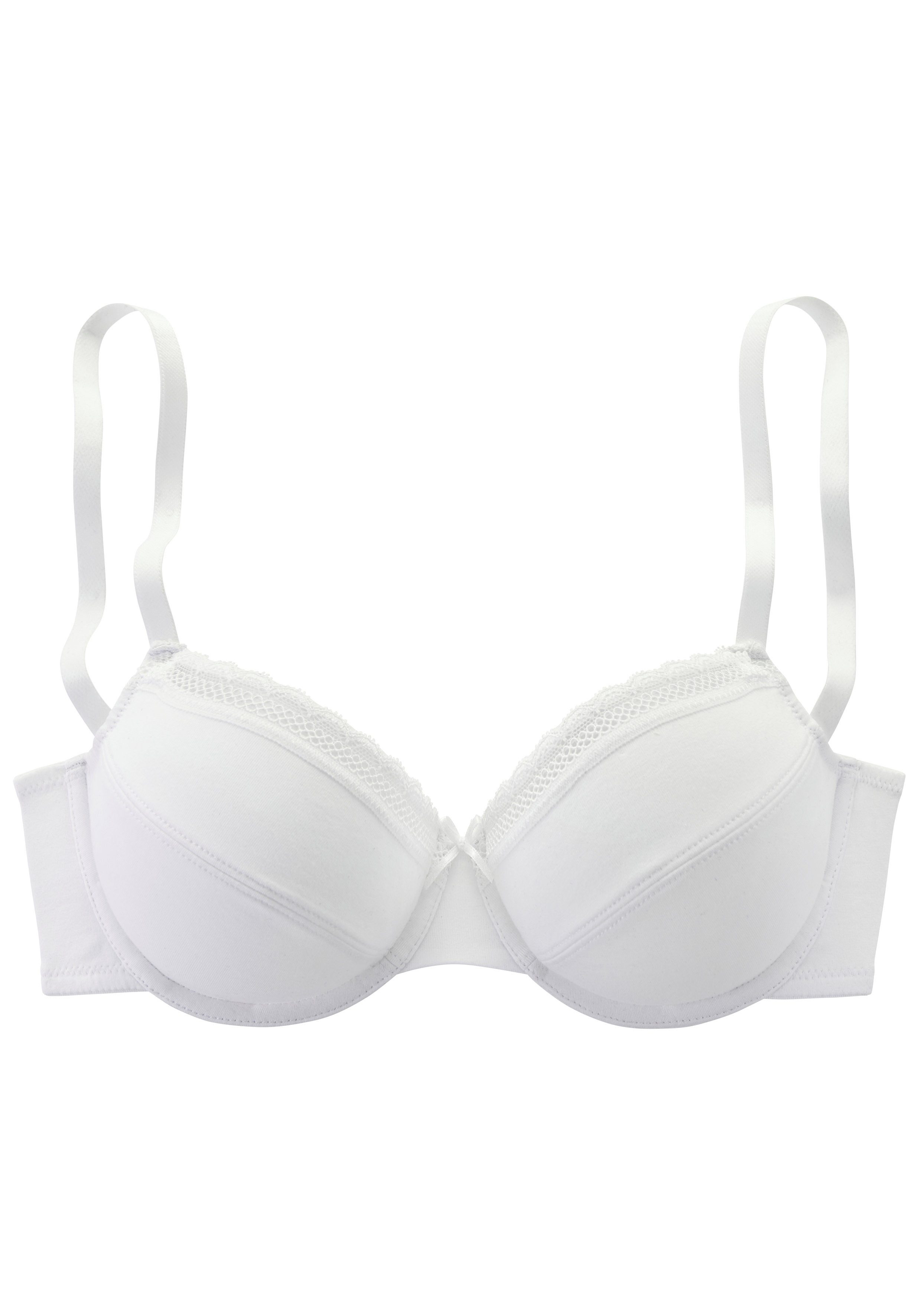 Vivance by Lascana Bügel-BH, BH mit Bügel, Baumwoll-BH als Wäsche-Set kombinierbar, aus weicher Baumwollqualität. € 19,99