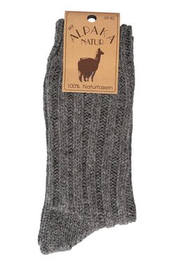 FussFreunde Norwegersocken 2 Paar, 100% Wollsocken mit Alpaka, NATUR PUR, mit ANTI-LOCH-GARANTIE