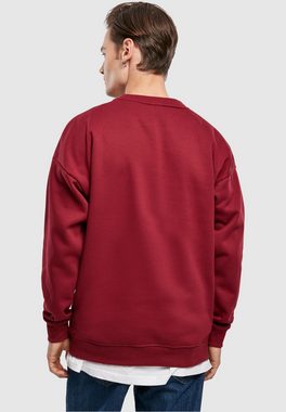 URBAN CLASSICS Rundhalspullover Urban Classics Herren College Print Crew (1-tlg)