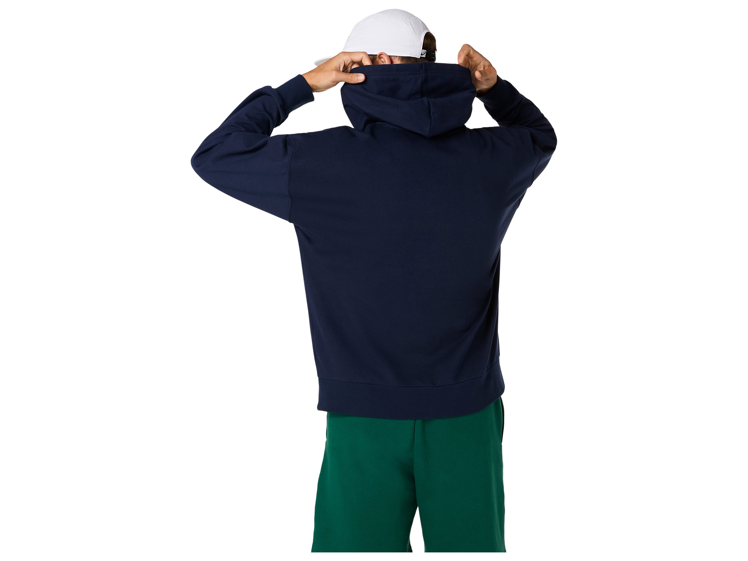 Asics Kapuzensweatshirt FRENCH TERRY RELAXED PULLOVER HOODIE Weiches Material, Bequeme Bündchen, Schützendes Design – Bild 2 von 3