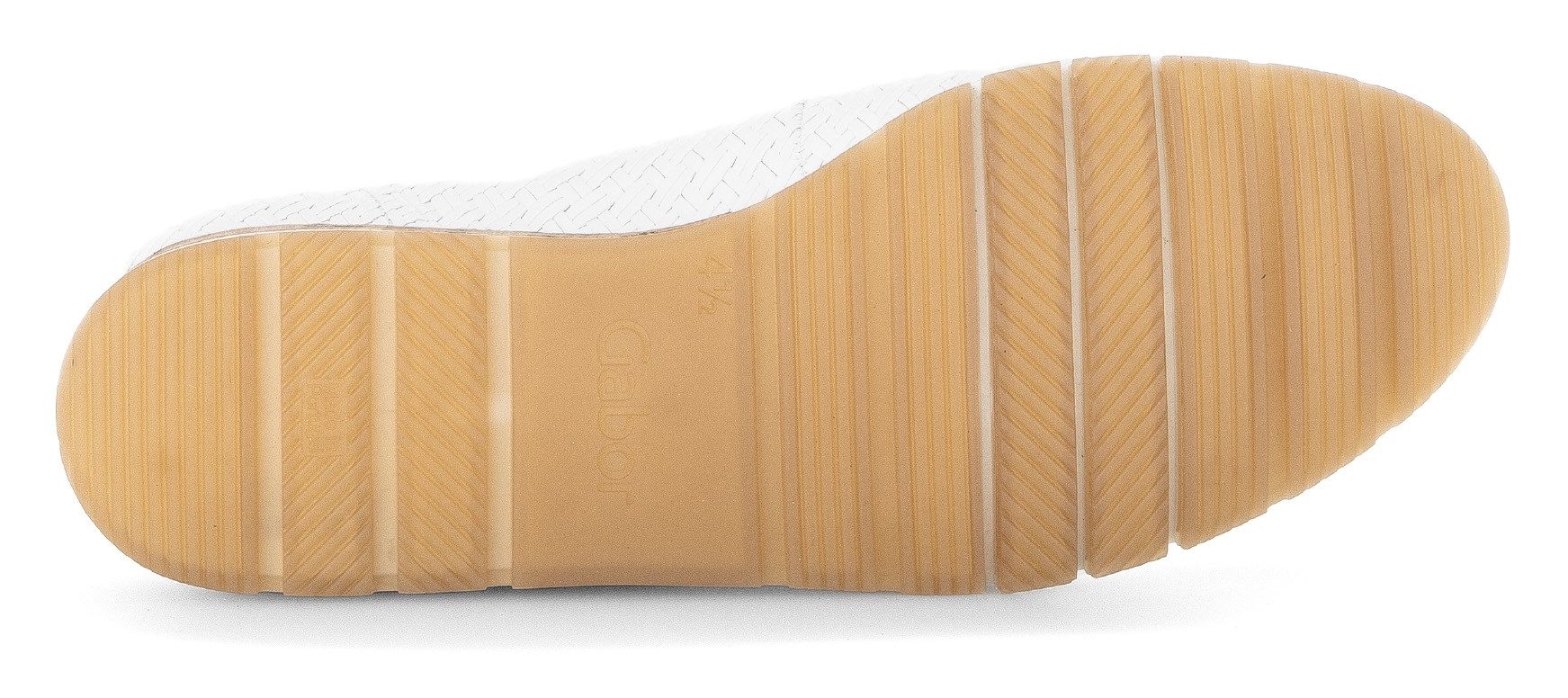 Gabor FLORENZ Ballerina, Keilabsatz, Komfortschuh, Bequemschuh mit Flechtmuster, Weite G