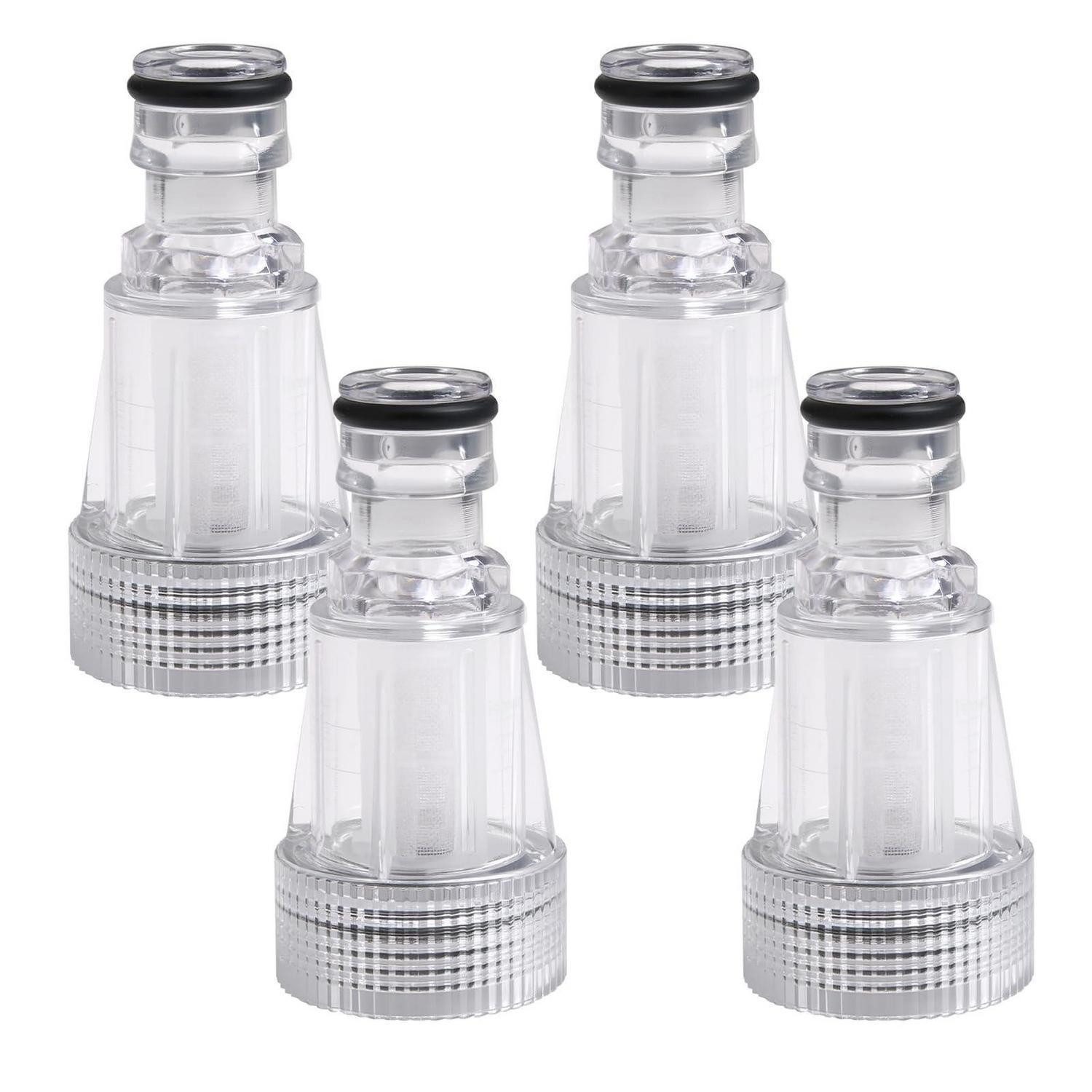 LuxusKollektion Wasserfilter Wasserfilter Hochdruckreiniger 3/4" Schnellkupplung 4 Stk