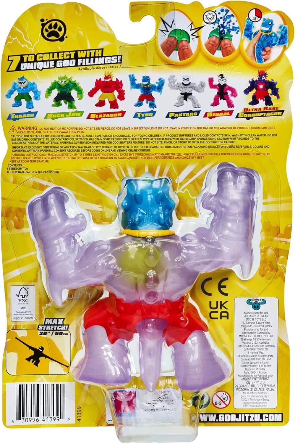 Moose Toys Actionfigur AUSWAHL: Heroes of Goo Jit Zu - Goo Shifters Helden-Packung - Blazagon