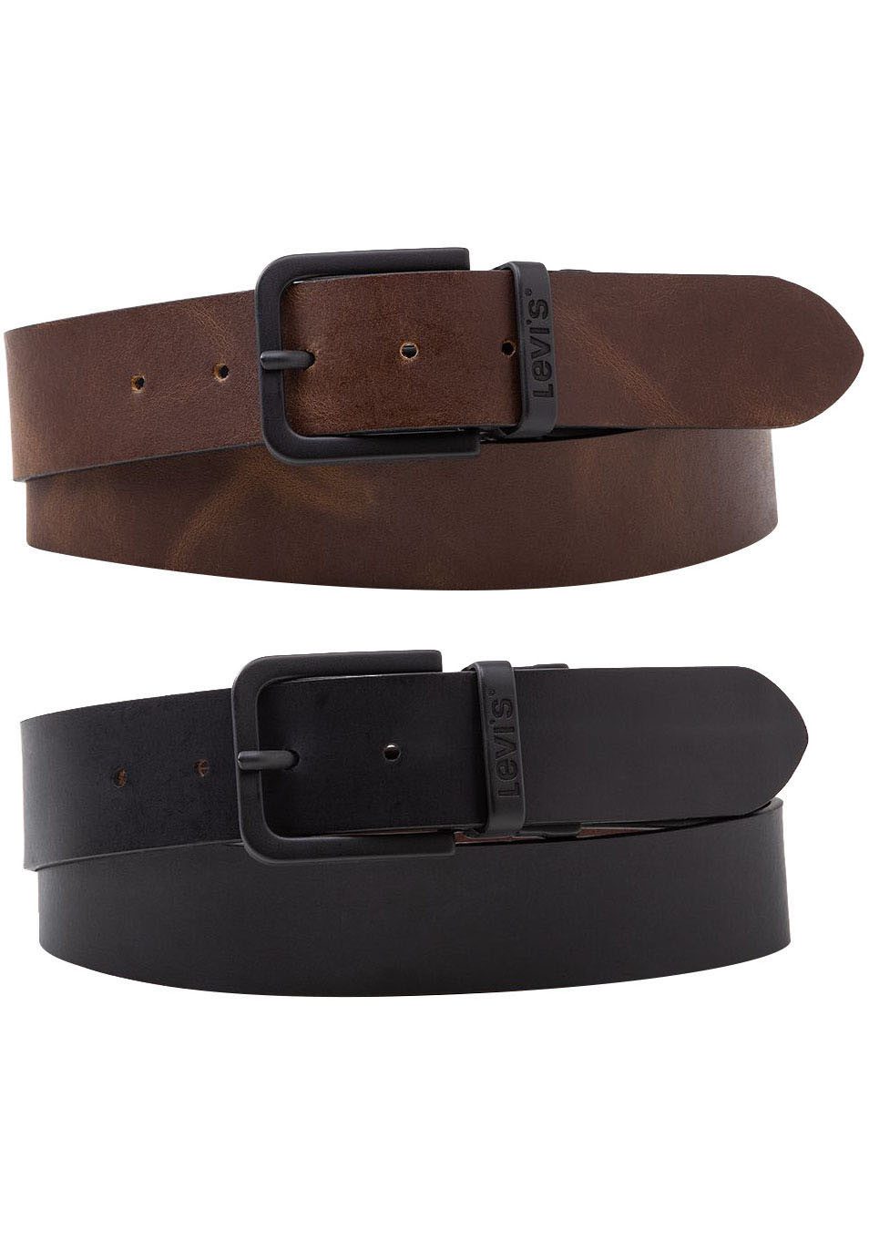 Levi's® Ledergürtel CORE METAL WENDEGÜRTEL Reversible Core Metal Belt