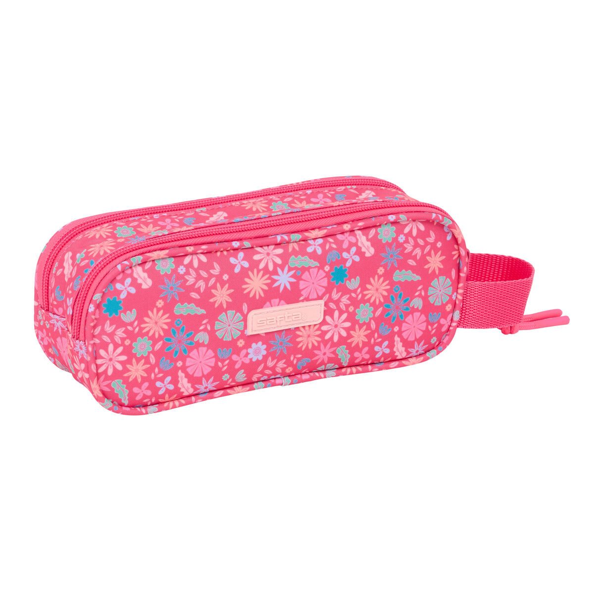 Safta Cuore Federmäppchen Mit Reißverschluss – 21 X 7 X 8 Cm, Mintgrün, Robustes Polyester, 2 Jahre Garantie