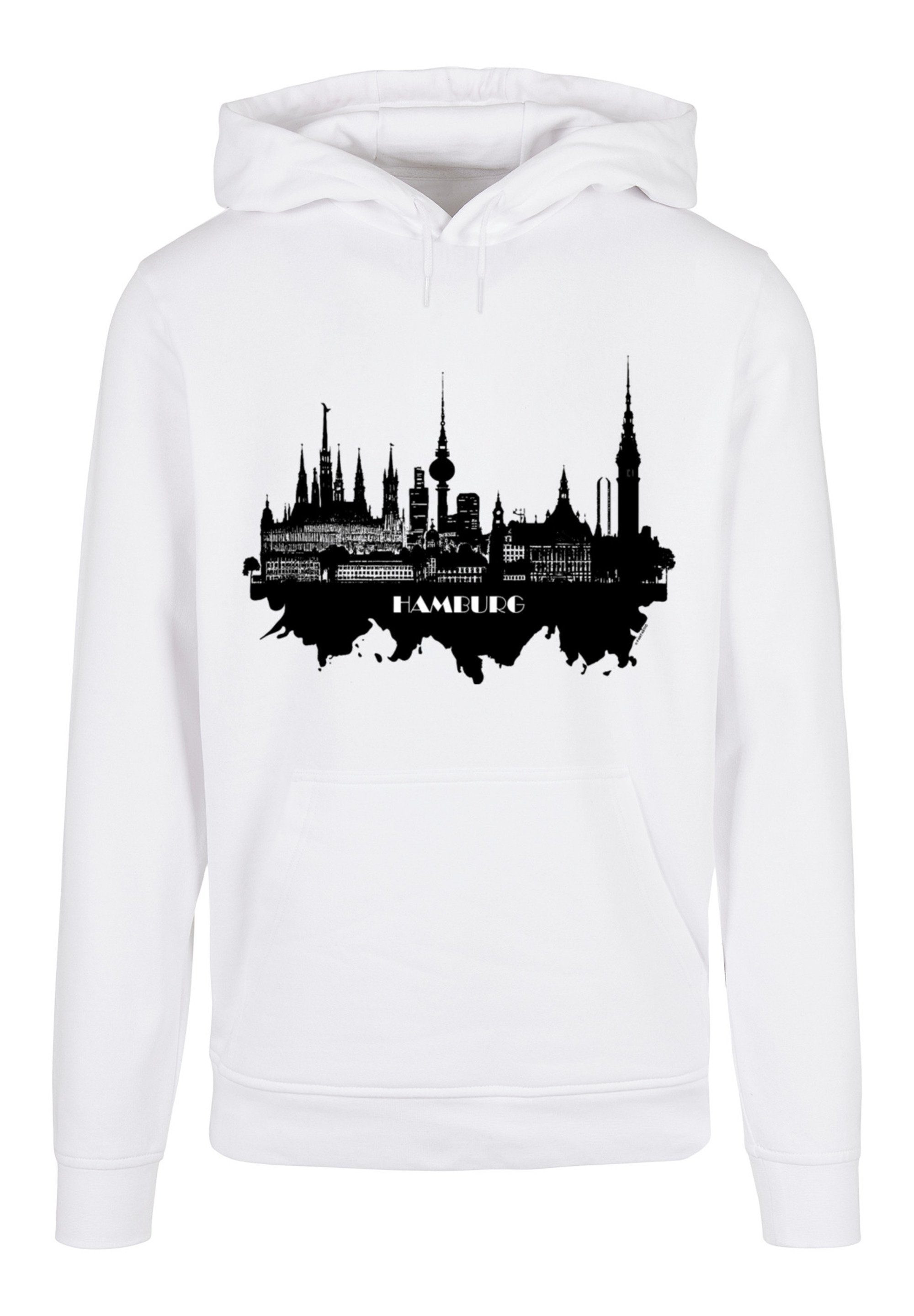 F4NT4STIC Hamburg skyline Cities Kängurutasche Verstellbare Kapuzenpullover Kapuze geräumige - Collection Print, und