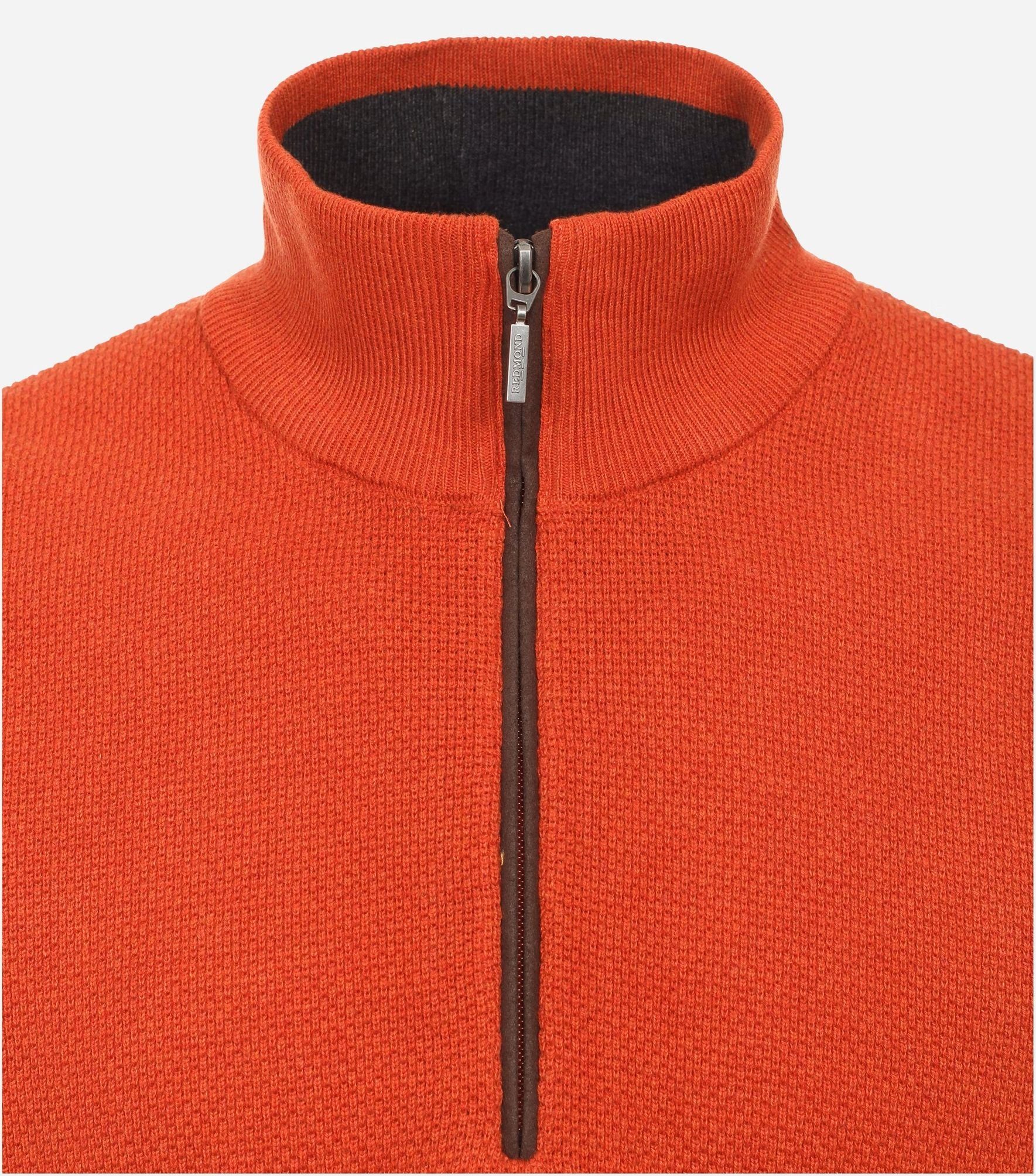 Redmond Troyer Sweatshirt (213) Reißverschluss Terra
