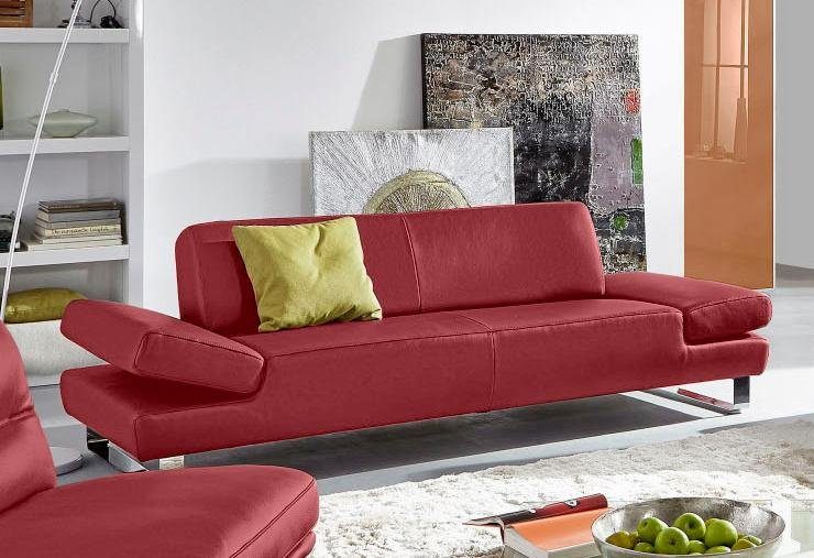 W.SCHILLIG 2-Sitzer taboo Designsofa mit hohem Sitzkomfort, mit Normaltiefe, inklusive Armlehnenverstellung