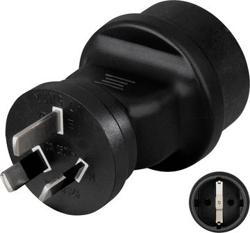 Hama Reisestecker Adapter China/Australien Reiseadapter, mit deutschem Adapter Euro