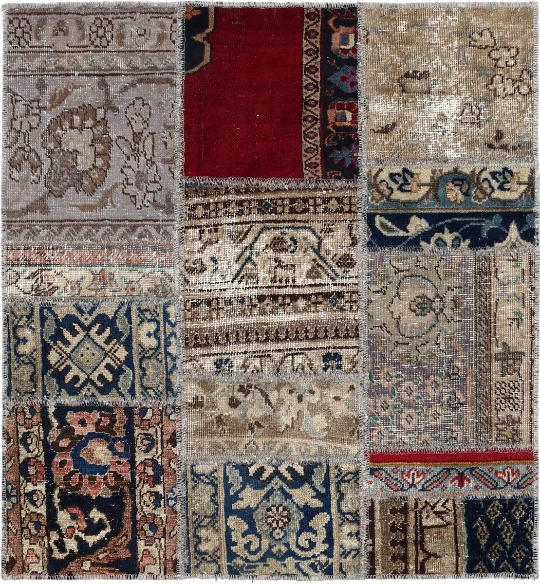 Carpet Avenue Teppich Patchwork 105x98, Quadrat, Höhe: 9 mm