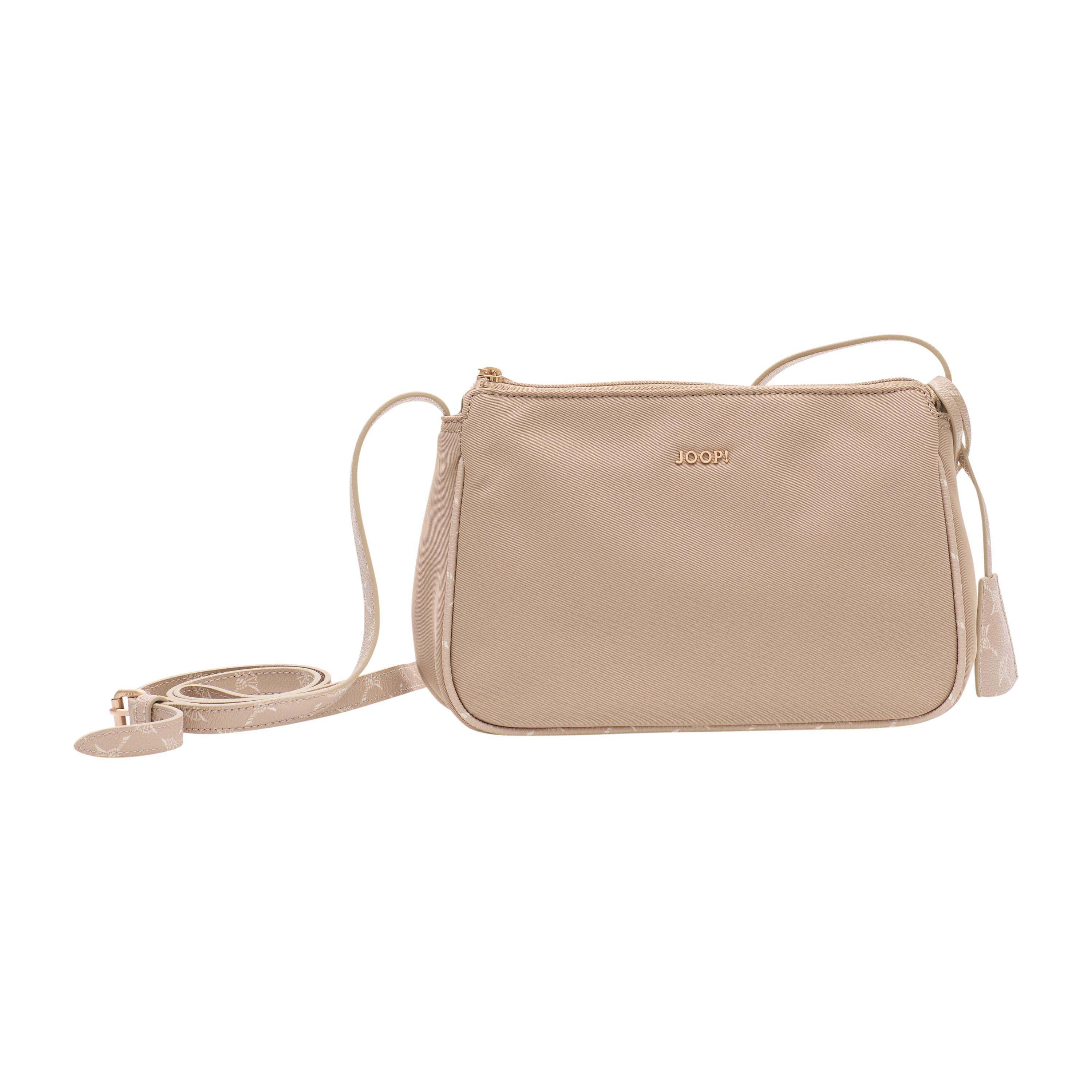 JOOP! Schultertasche roma jasmina shoulderbag shz, Damen Henkeltasche, Handtasche, Umhängetasche mit Logoapplikation