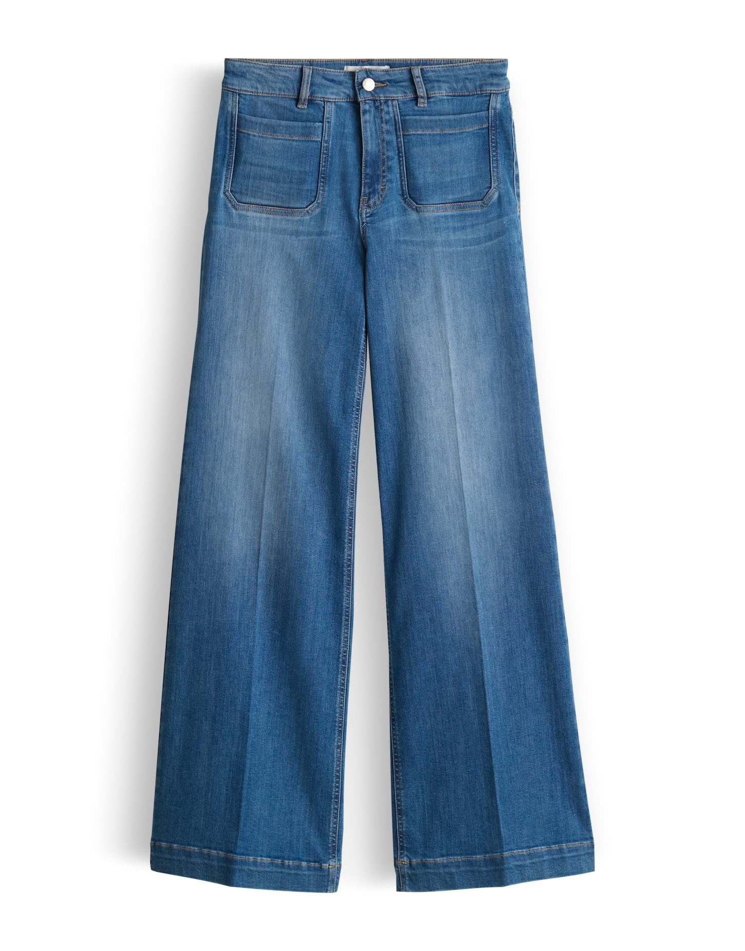 OPUS PANTS Palazzohose MELLY CRISP aus Dry Indigo® Mid Rise Palazzo, weiche günstig online kaufen