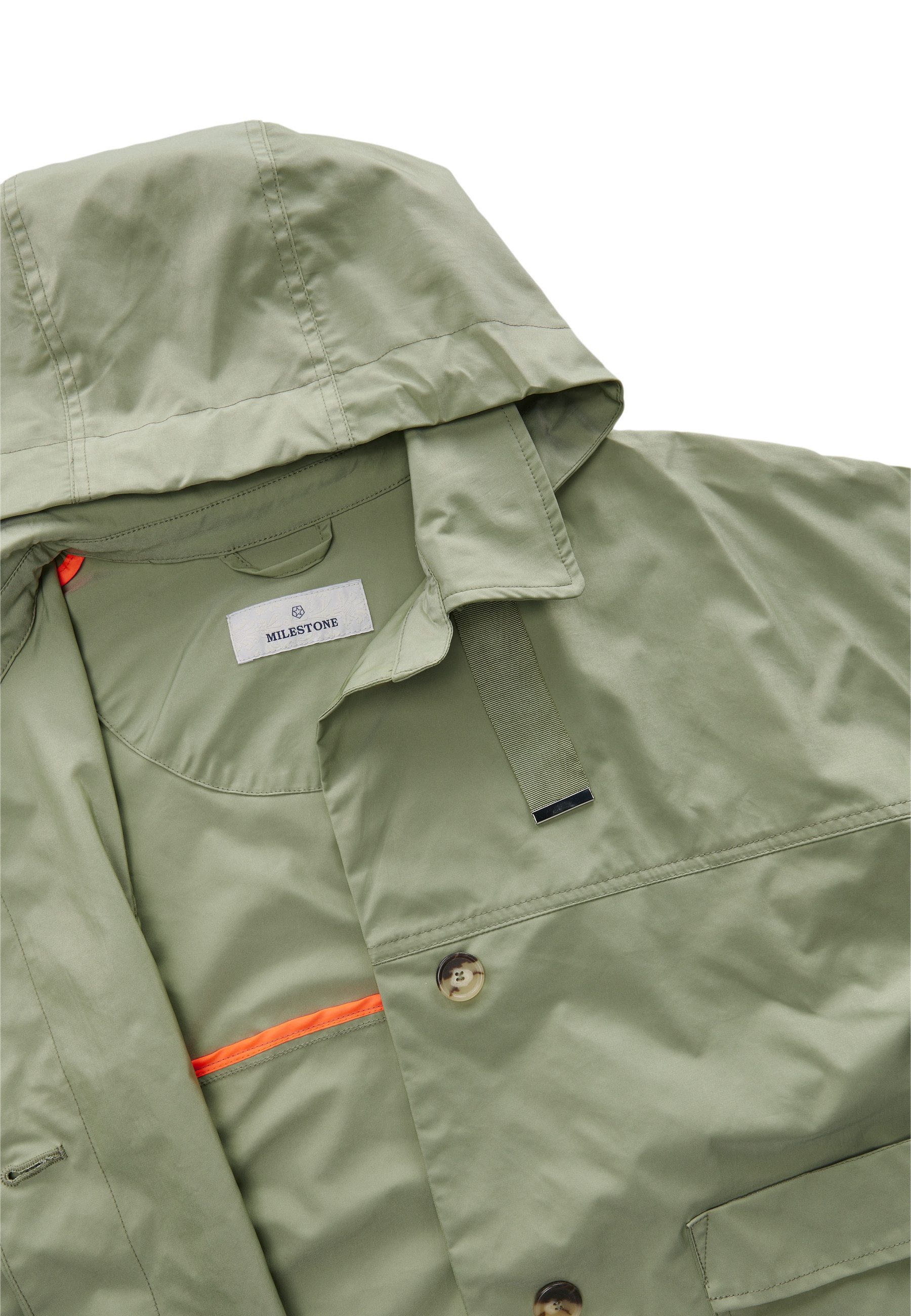 Milestone Hemdjacke MSKerri Damen Overshirt Übergangsjacke sportlich
