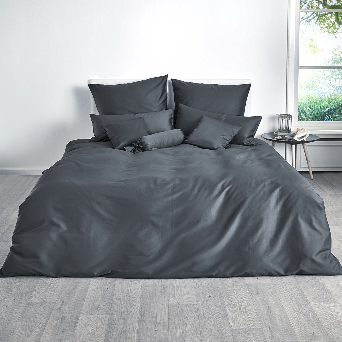 TRAUMSCHLAF Bettwäsche Uni, Mako Satin, 3 günstig online kaufen