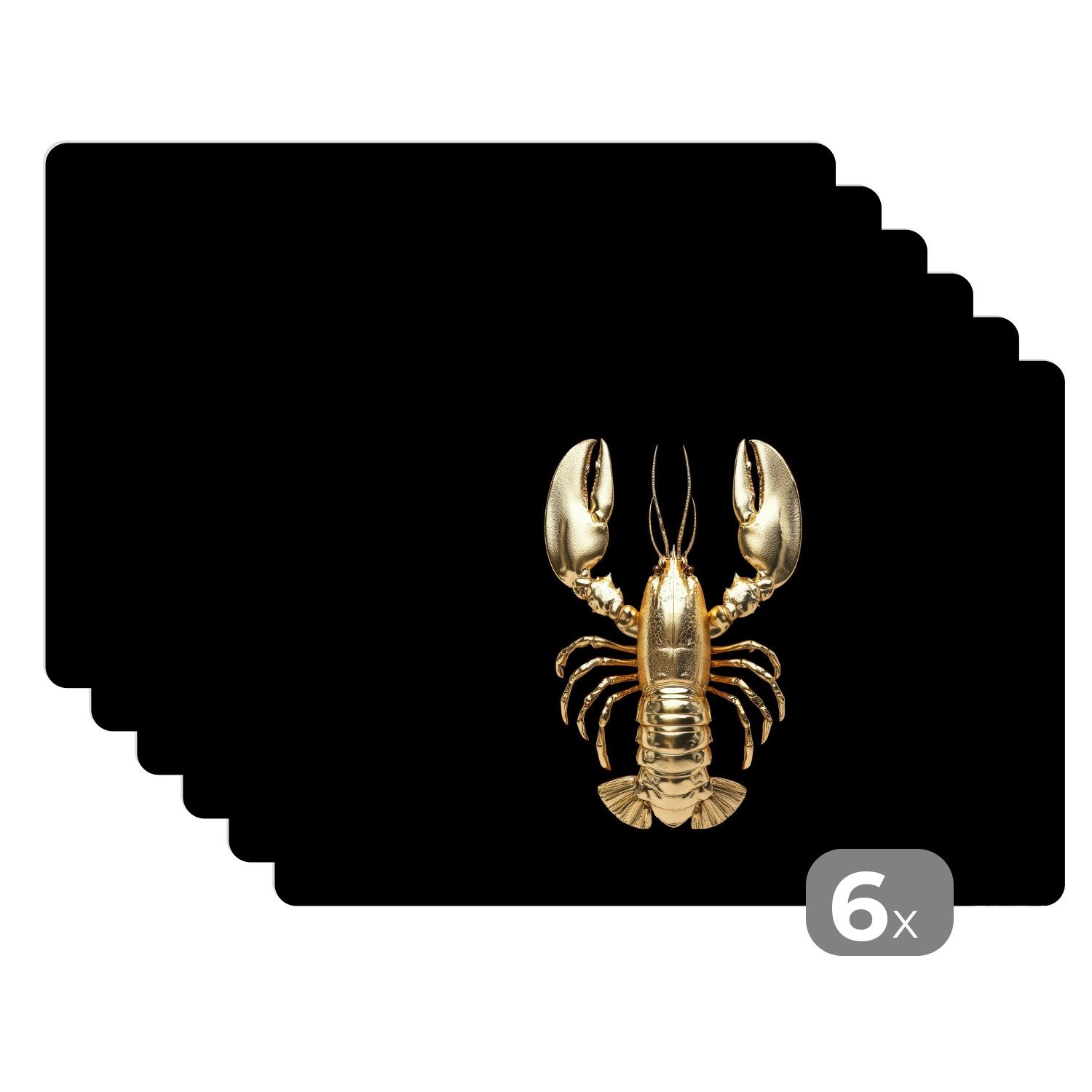 MuchoWow Platzset Krebs - Gold - günstig online kaufen