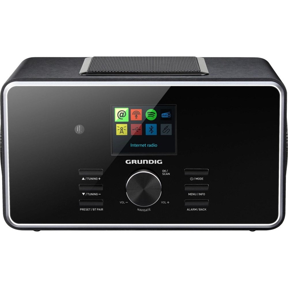 Grundig Grundig DTR 6000 X Internetradio schwarz mit Bluetooth. Internet-Radio (Tuner für UKW/DAB+, Tuner für UKW/DAB)
