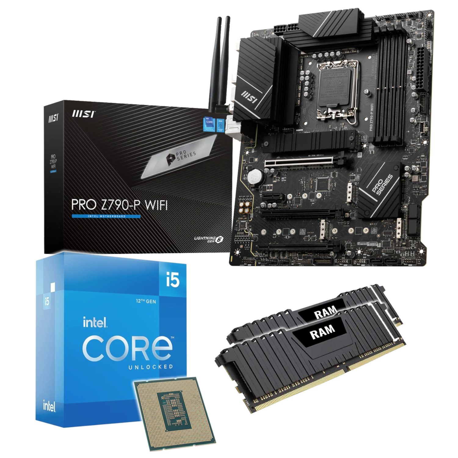 Aufrüstkit Intel i5-14600K, 16GB RAM, Intel Z790 Mainboard Mainboard