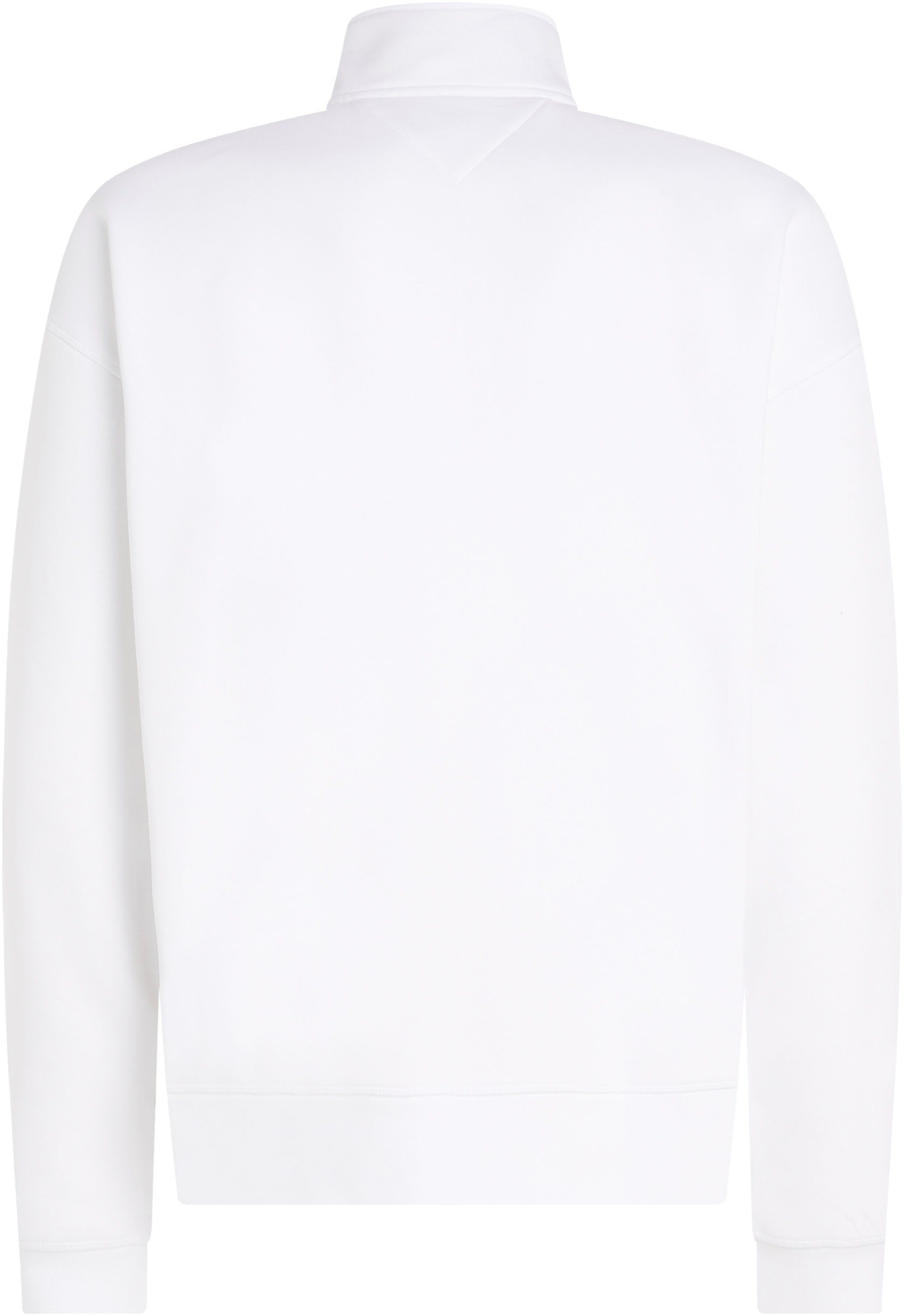 White Sweatshirt Tommy MONOTYPE MOCK Hilfiger EMBRO NECK