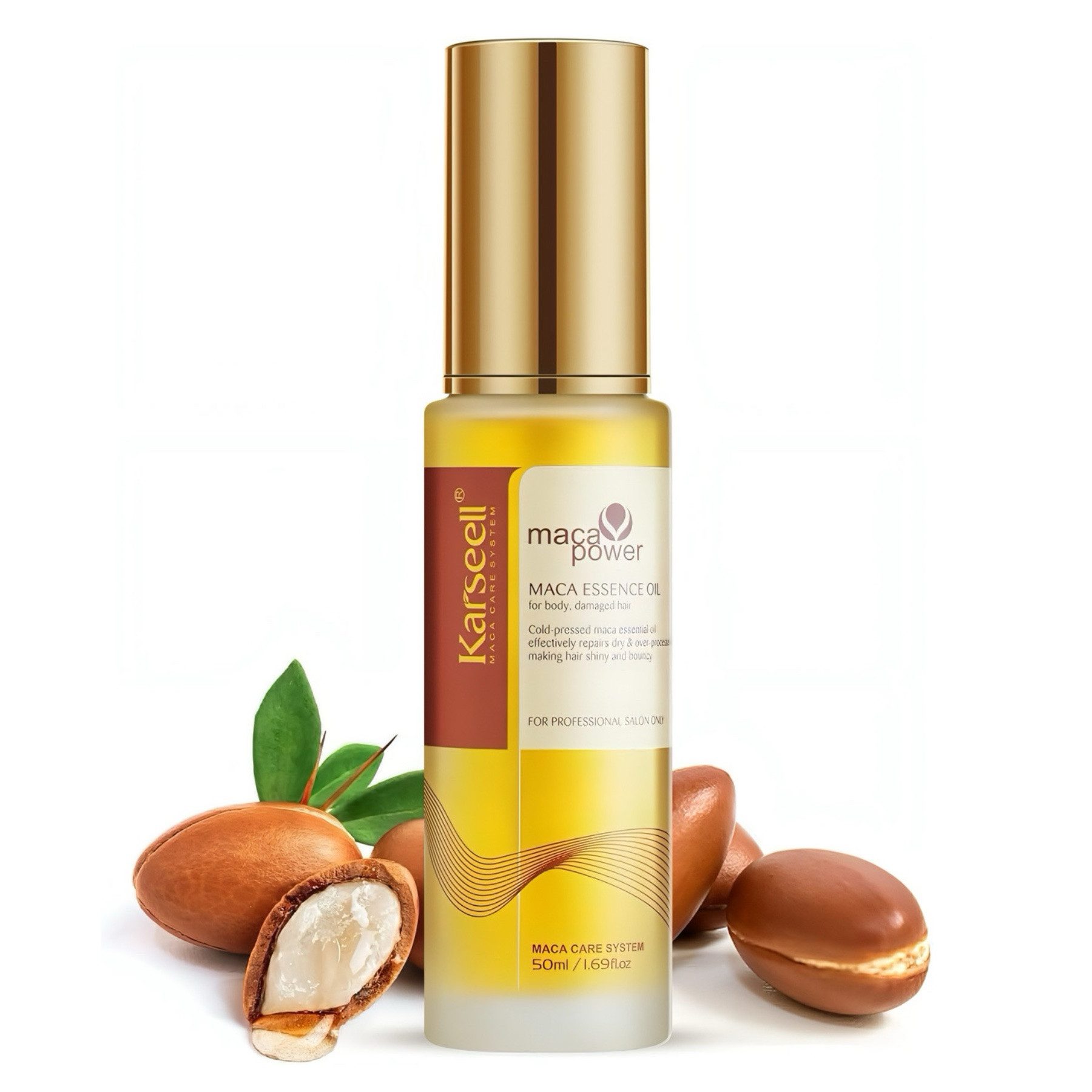 Karseell Haaröl Maca Essence Öl Haaröl für Trockenes Haar Arganöl Haarserum Haarpflege, 1-tlg., Haaröl, Körperöl, Haarpflege, Hautpflege, Karseell