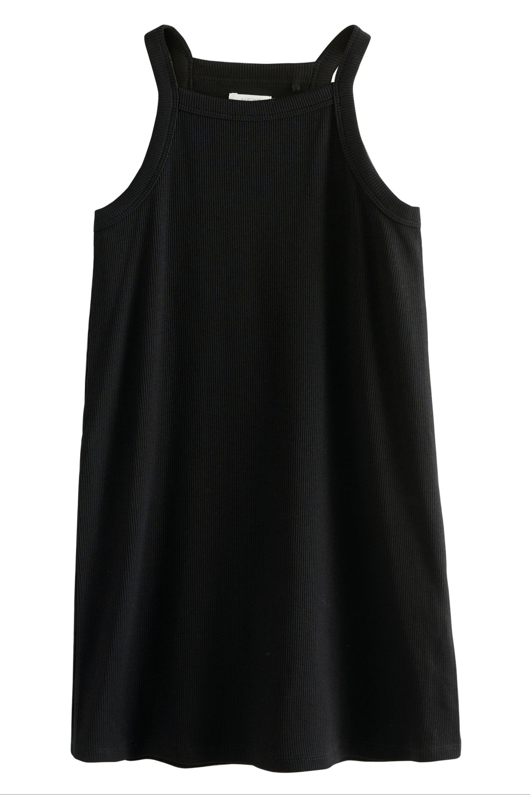 Jerseykleid Geripptes Racerback-Kleid