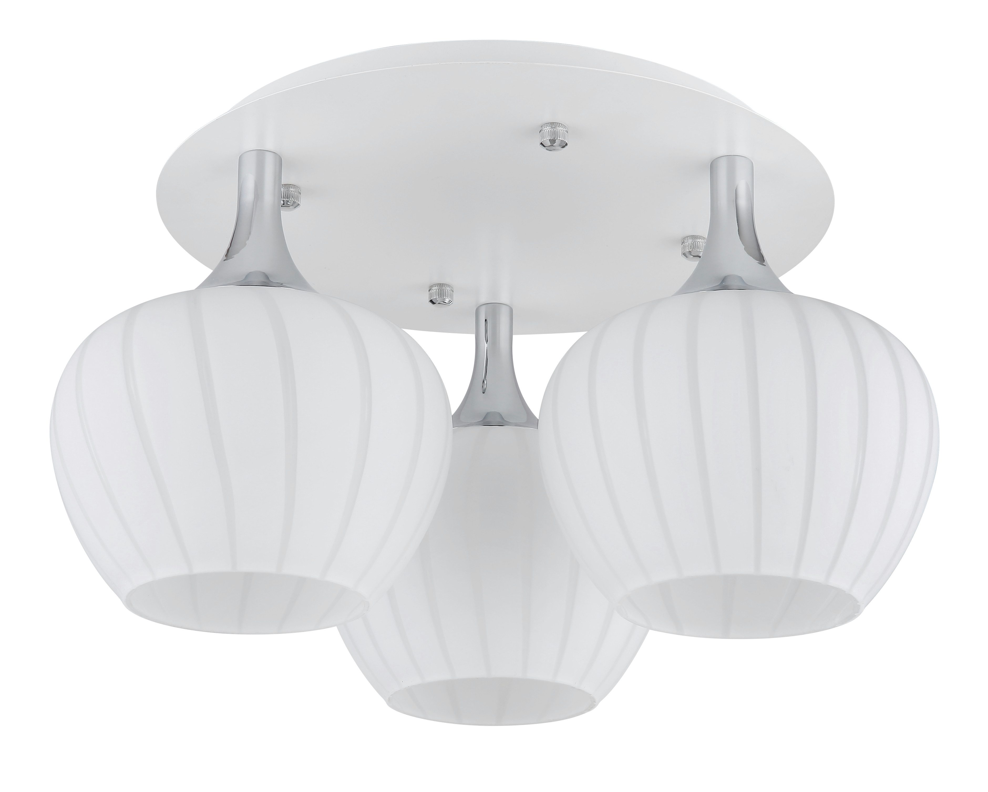 GLOBO LIGHTING Deckenleuchte MAXY, ohne Leuchtmittel, Deckenlampe/Glas klar/Acrylkristalle/Wohnzimmer/Esszimmer/elegant