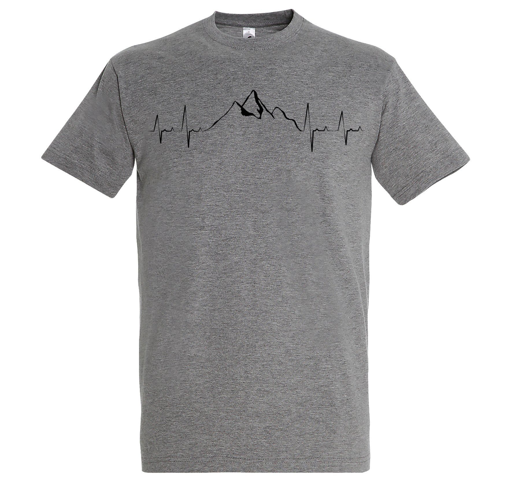 Youth Designz T-Shirt Heartbeat Mountain Herren günstig online kaufen