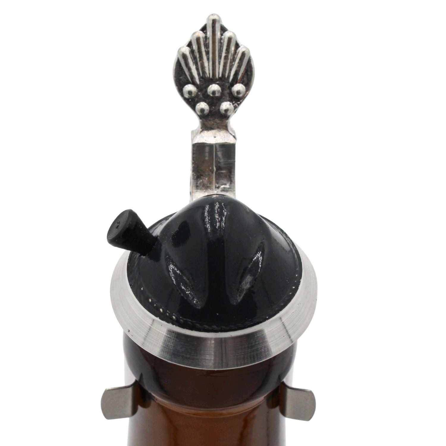 Bavariashop Universaldeckel Bierflaschen Zinndeckel "Hut" – Bild 2 von 3