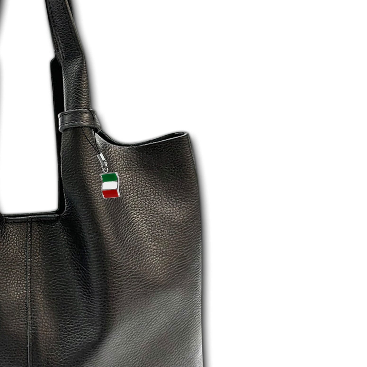 FLORENCE Shopper Florence Damen Shopper Leder Tasche (Shopper), Damen Shopper Echtes Leder, schwarz ca. 38cm hoch