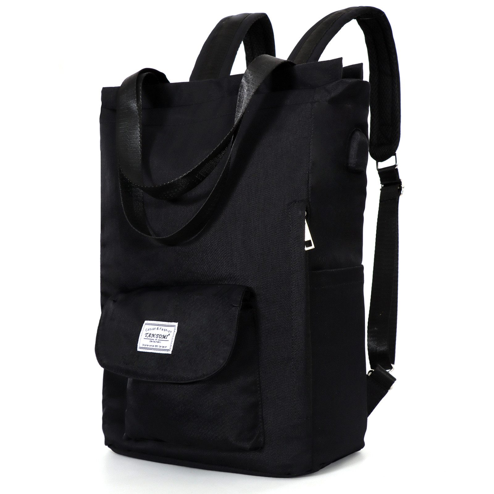 TAN.TOMI Freizeitrucksack Rucksack Damen Handtasche 2 in 1 15.6 Zoll Laptop Schulrucksack, Teenager Mädchen Schulranzen Reiserucksack Wasserdicht Backpack