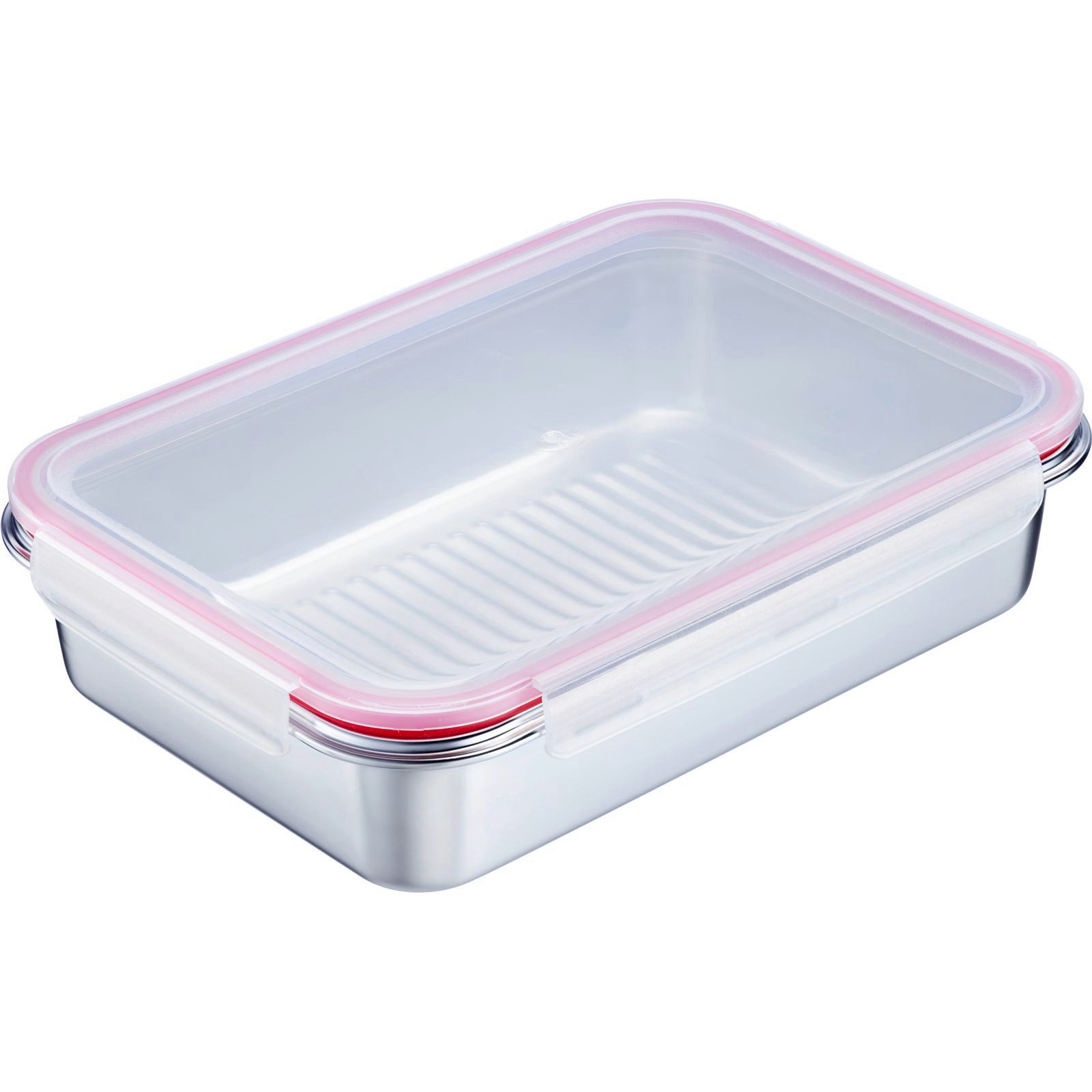 WESTMARK Lunchbox Edelstahl Lunch Box/ Frischhaltedose, Edelstahl 18/8, Polyprophylen (PP), Silikon, (1-tlg), Made in Germany, 5 Jahre Garantie
