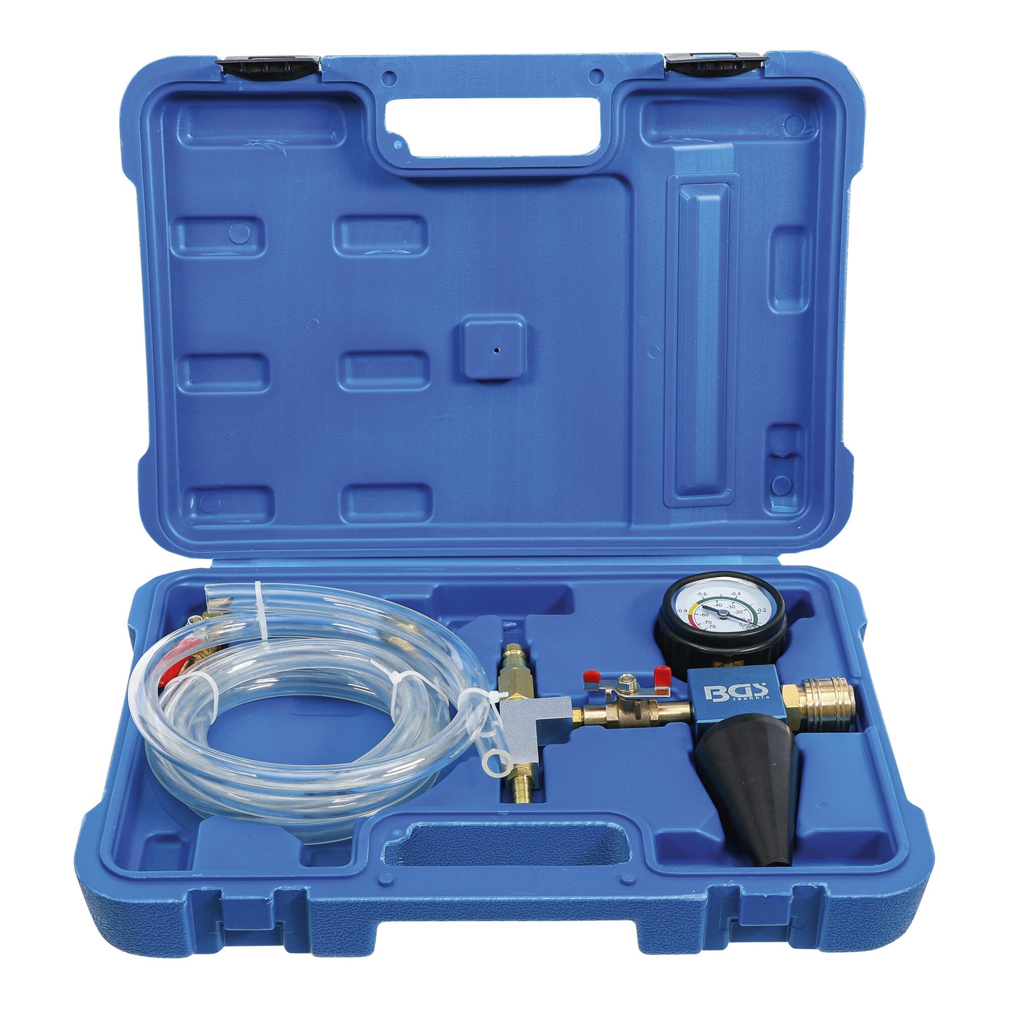 BGS technic Kompressor BGS Kühlsystem-Befüll- und Entlüftungsgerät 6 teilig