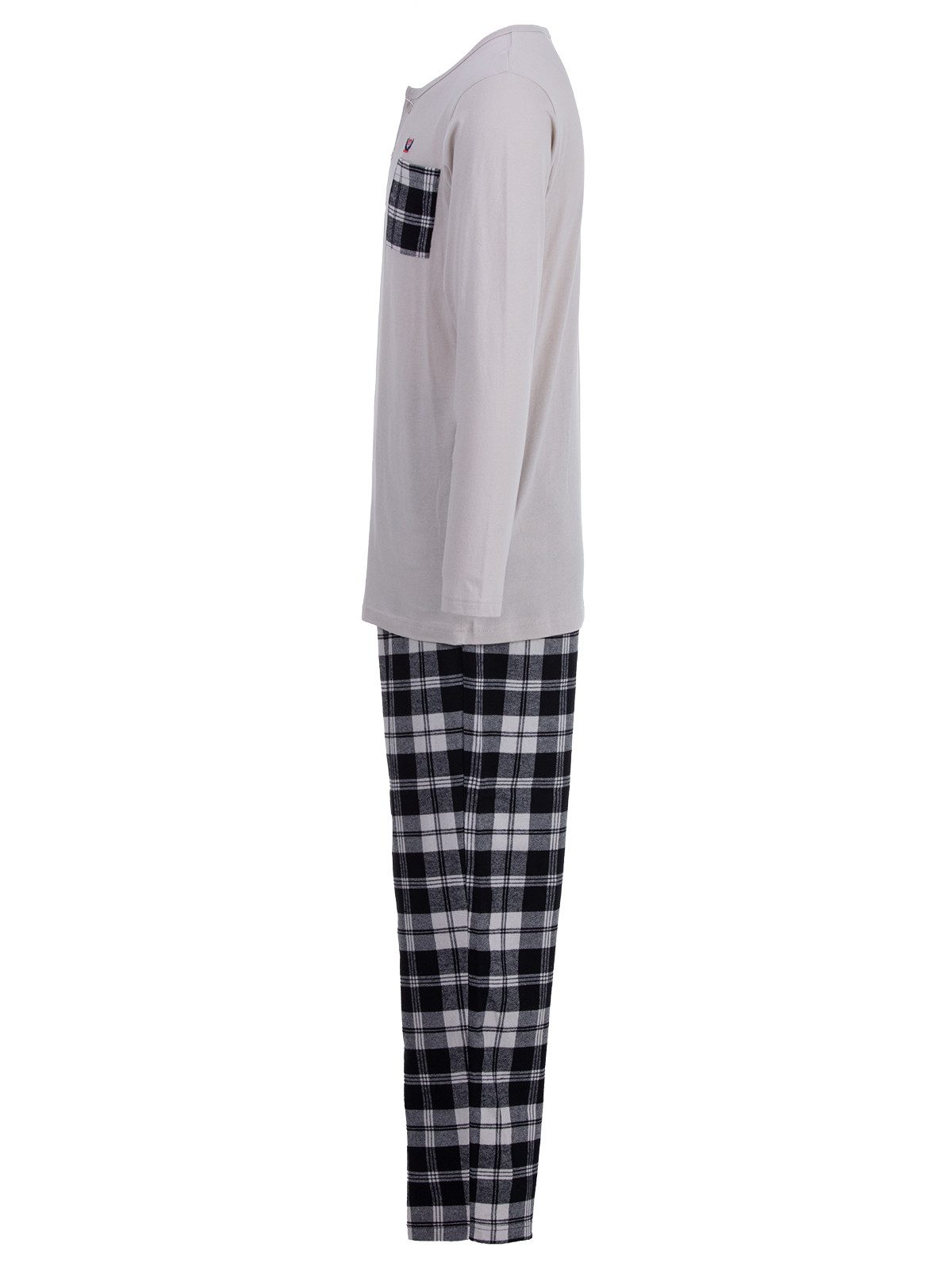 Henry Terre Schlafanzug Pyjama Set Langarm günstig online kaufen