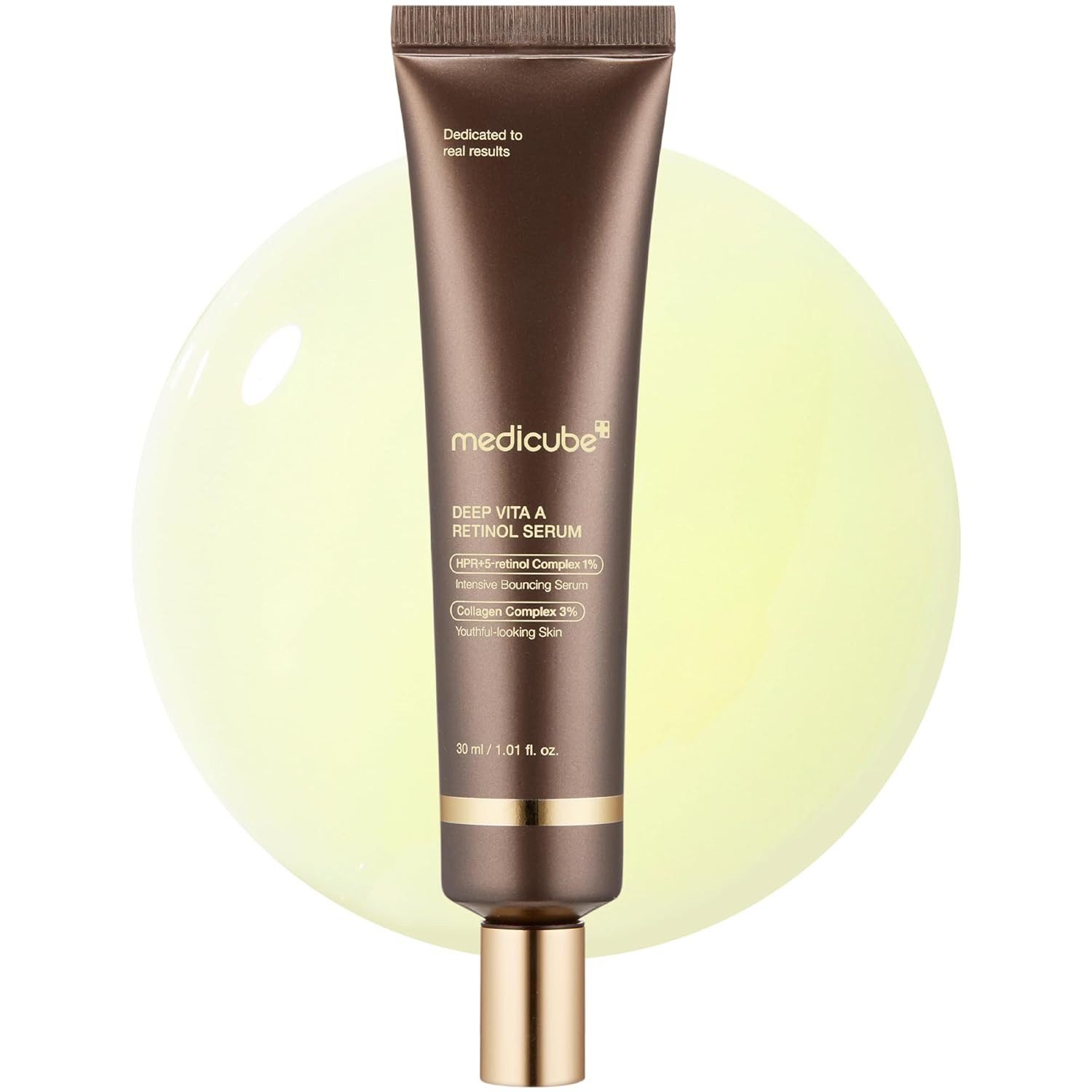Medicube Gesichtsserum Deep Vita A Retinol Serum 30ml – Fortschrittliche K-Beauty Pflege für feine Linien & ungleichmäßigen Hautton –, Mit retinal, niacinamid, panthenol & innovativen Inhaltsstoffen