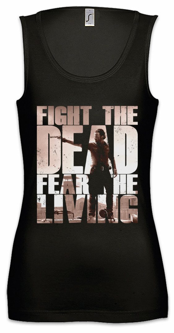 Tanktop Fight The Dead Fear The Living II Ärmelloses Damen T-Shirt Rick