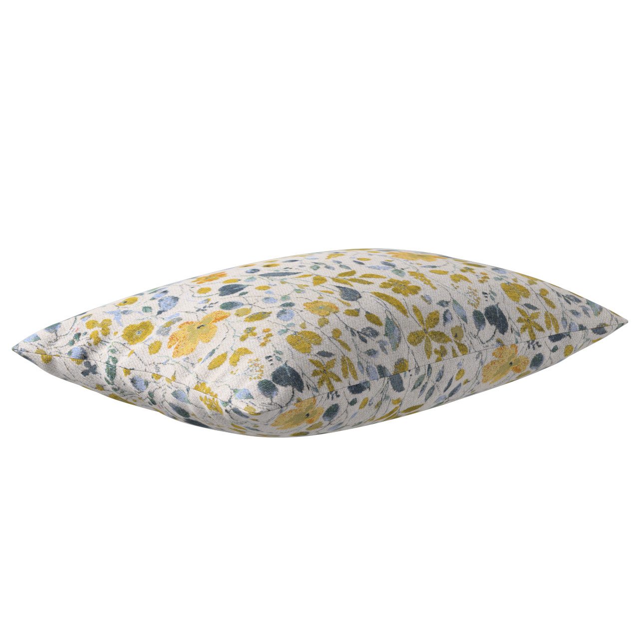 Kissenhülle Mia rechteckig, blau-gelb, 60 x 40 cm, Cosy Home (145-16) günstig online kaufen