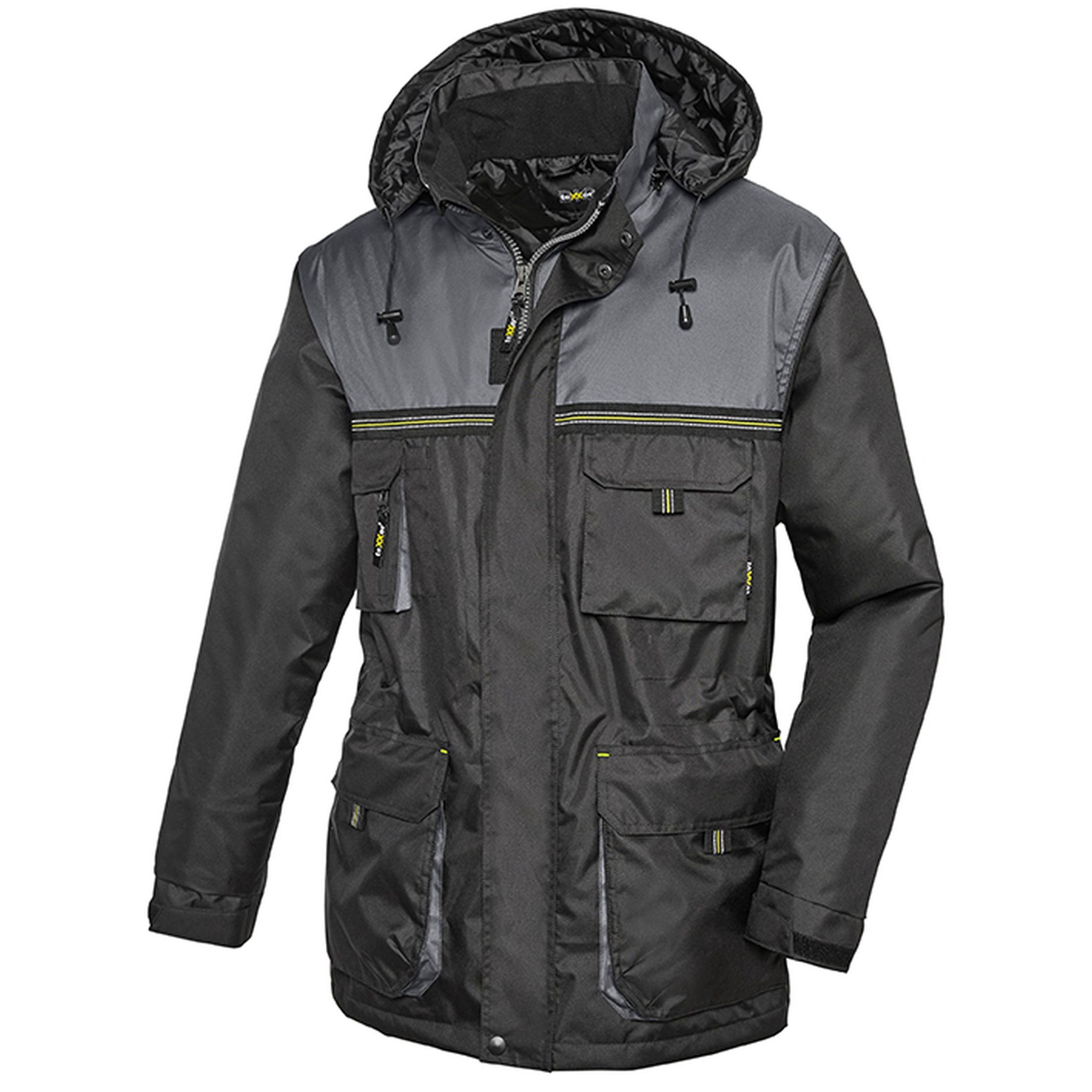 TRIZERATOP Winterjacke Winter-Jacke YSTAD schwarz/grau Größe XXL