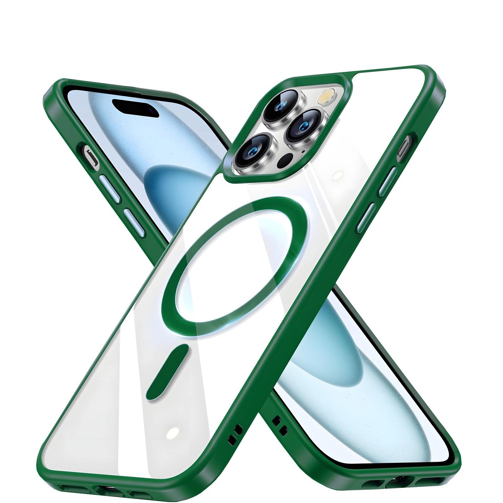 Numerva Handyhülle Handy Hülle für Apple iPhone 12 / 12 Pro, Magsafe Handy Schutzhülle Bumper Rückcover Case