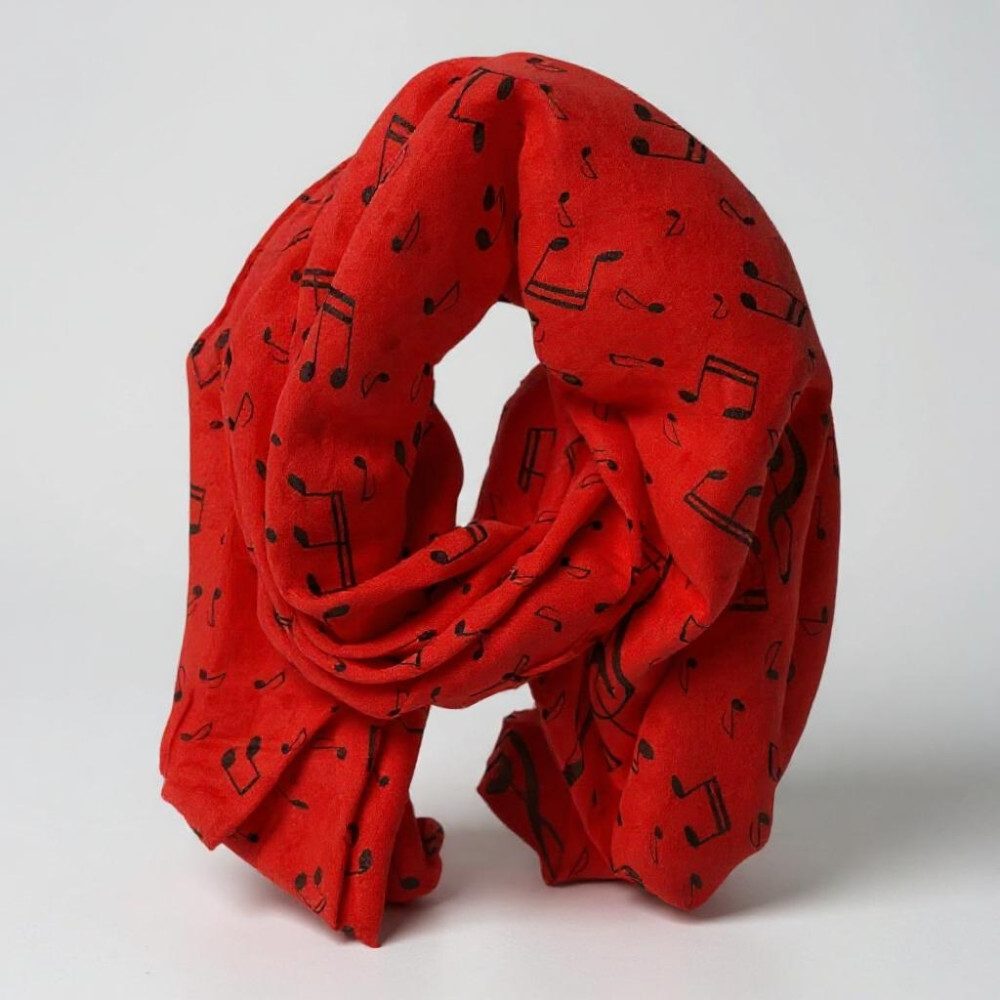 mugesh Schal Schal Notenmotive, für Musikerinnen und Musiker günstig online kaufen