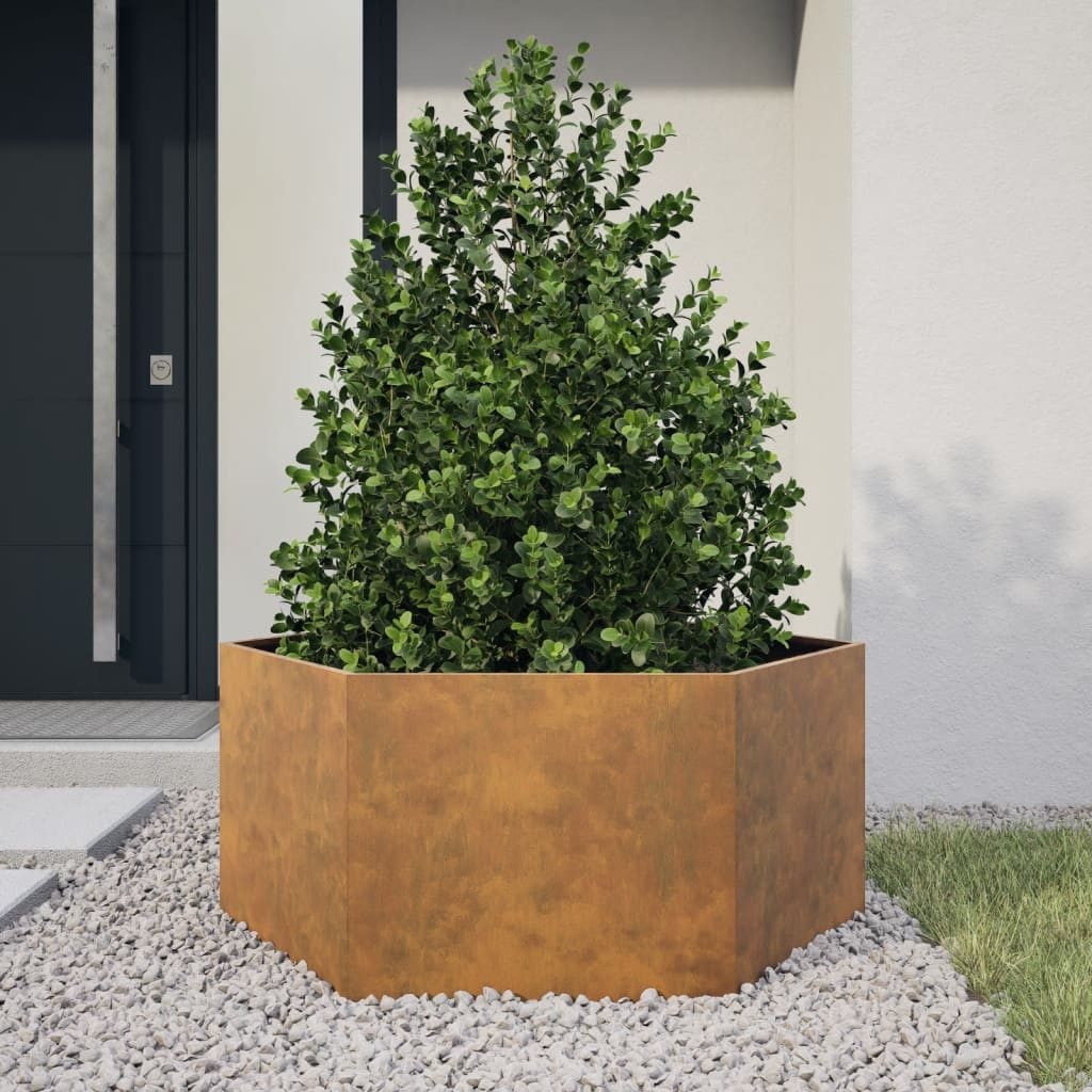 vidaXL Blumentopf Pflanzkübel Sechseckig 104x90x45 cm günstig online kaufen