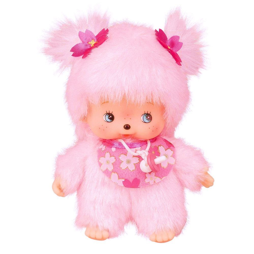 Monchhichi Plüschfigur Kirschblüten Mädchen Bebichhichi 16 cm Monchhichi Pu günstig online kaufen