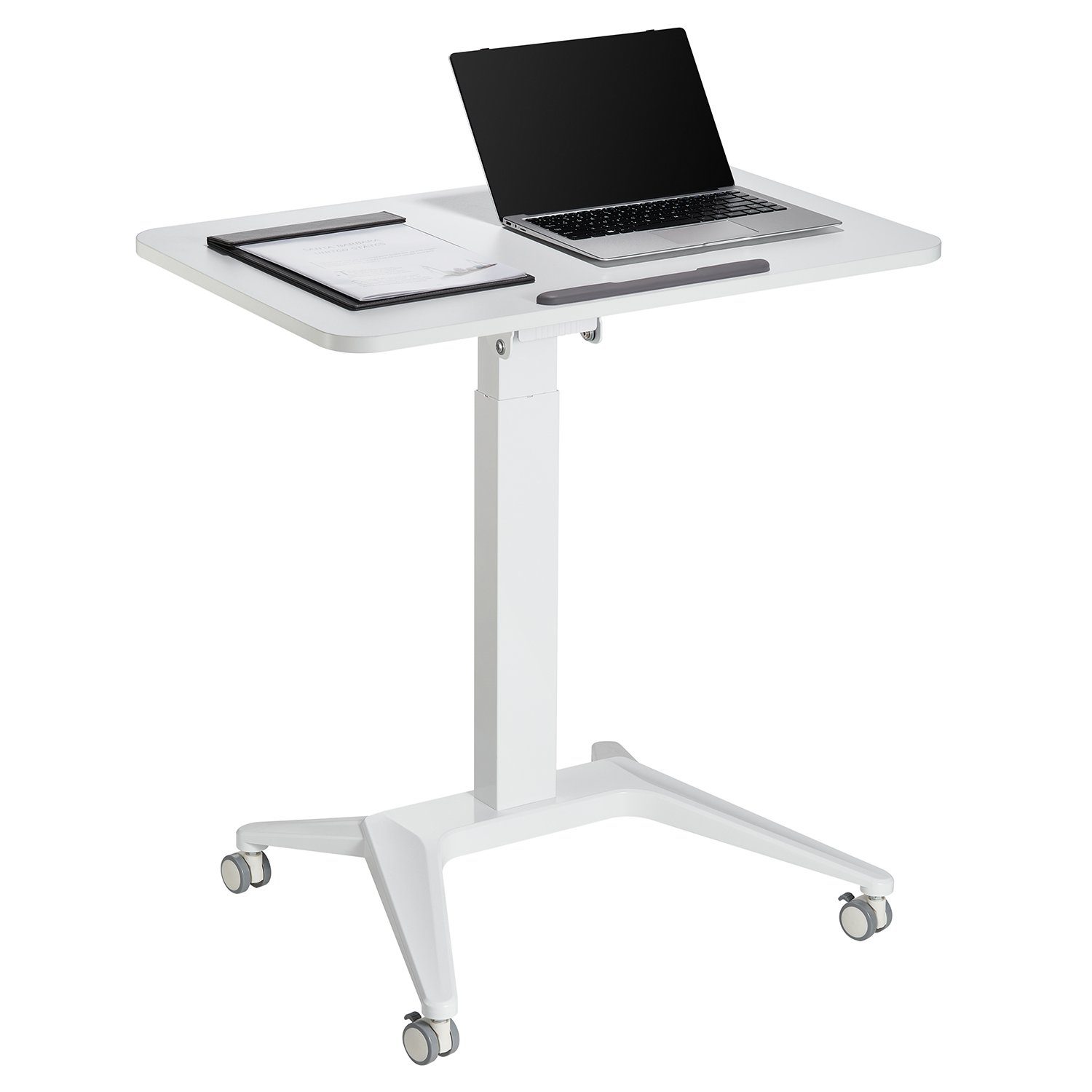 Laptop-Schreibtisch Mobiler weiß weiß Maclean Schreibtisch MC-453, |