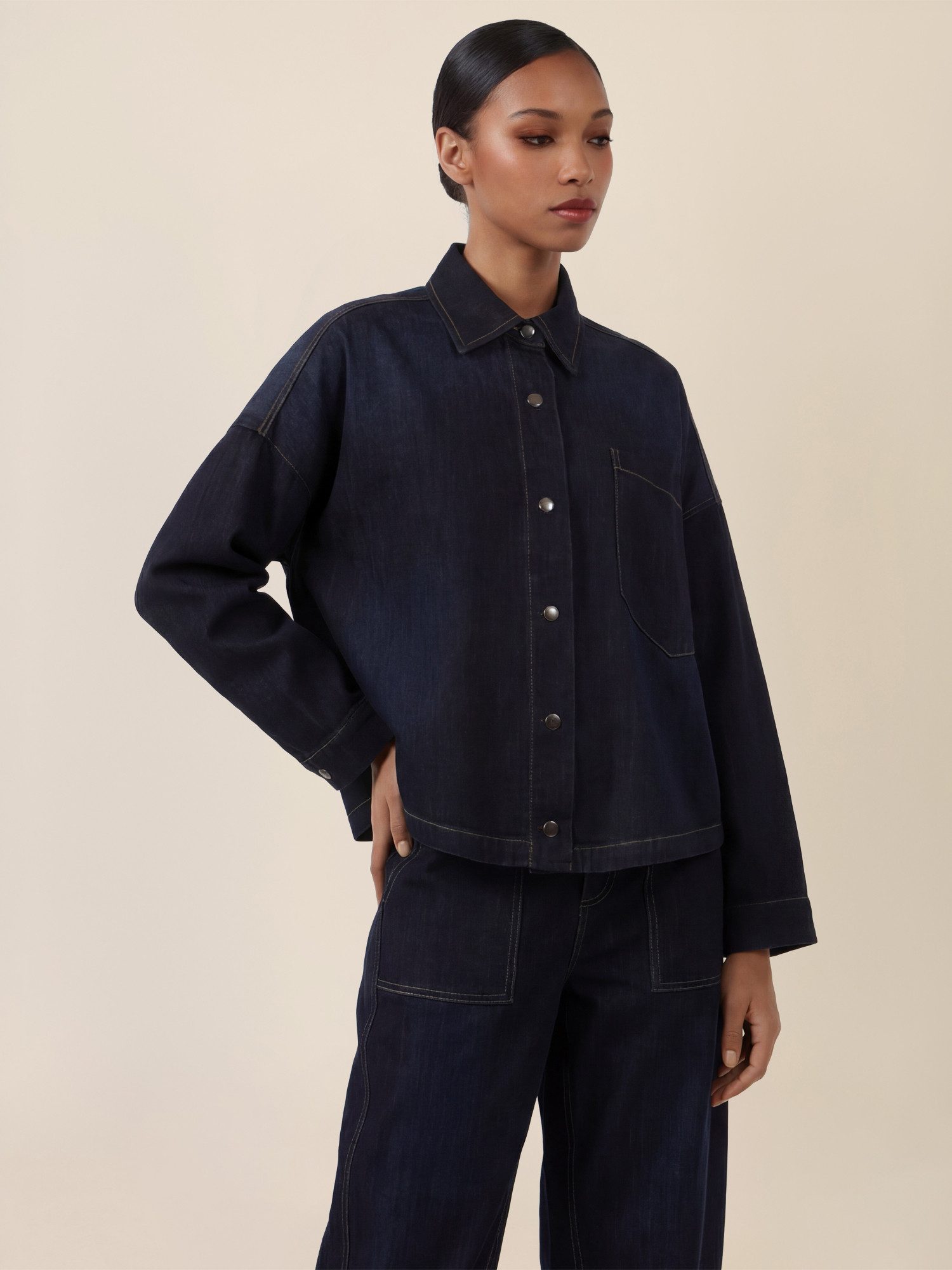 Apart Outdoorjacke mit Kontrastnähten