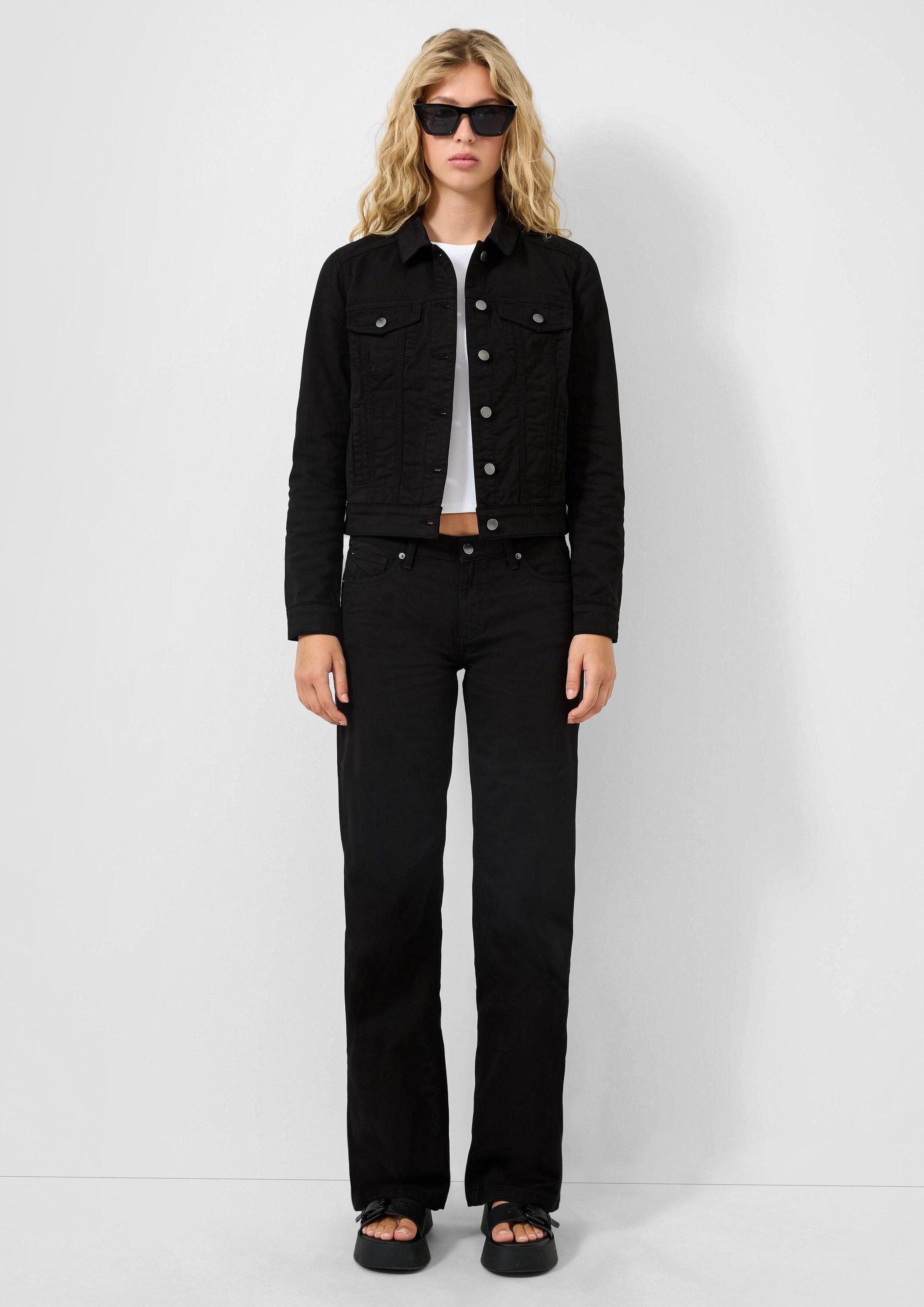 QS Weite Jeans Jeans-Hose CATIE Jeans Catie / Mid Rise / Wide Fit