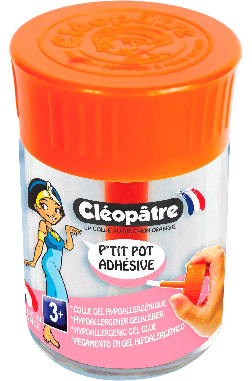 Cléopâtre Ремесленный клей Adhésive Hypoallergener Клей mit Pinsel, 50g